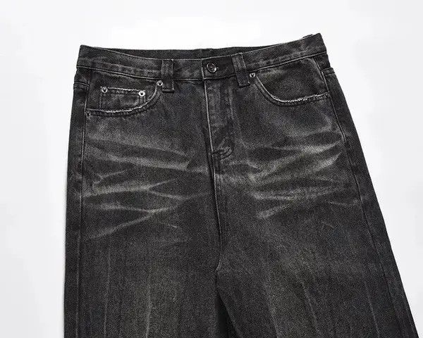 Japanese Brand × Jean Y2K Straight Vintage Distressed Washed Baggy Jean Size US 32 / EU 48 - 3 Thumbnail