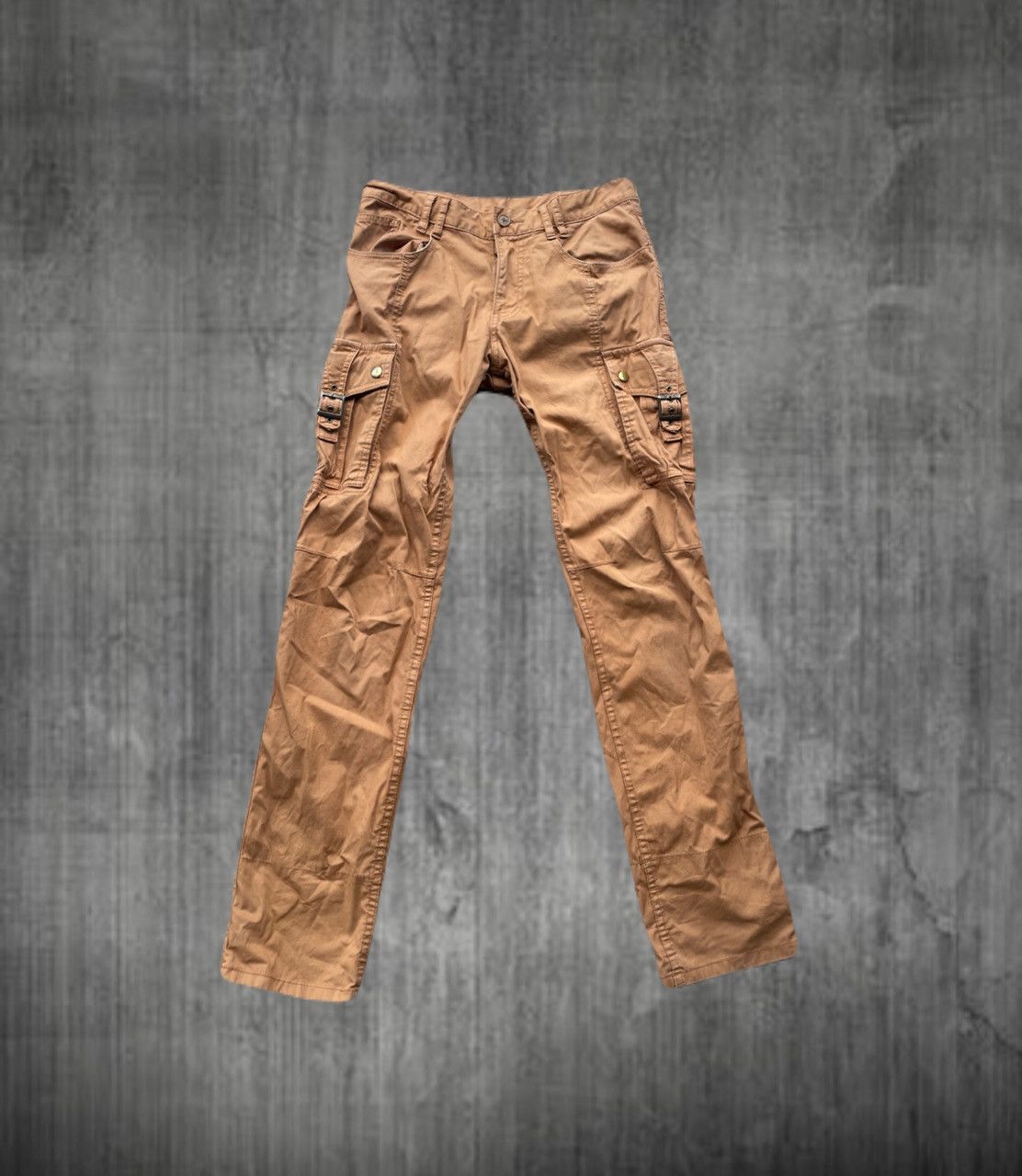 If Six Was Nine 2000s Japanese archive Vkei Belted Cargo Pants Y2K Size US 29 - 1 Thumbnail