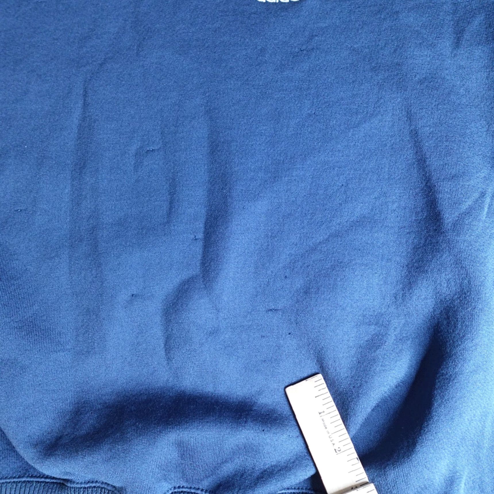 Adidas VINTAGE adidas Sweatshirt Men L Blue Embroidered Mock Neck Crew Neck USA 90s, Pullover, Long Sleeve Size US L / EU 52-54 / 3 - 4 Thumbnail