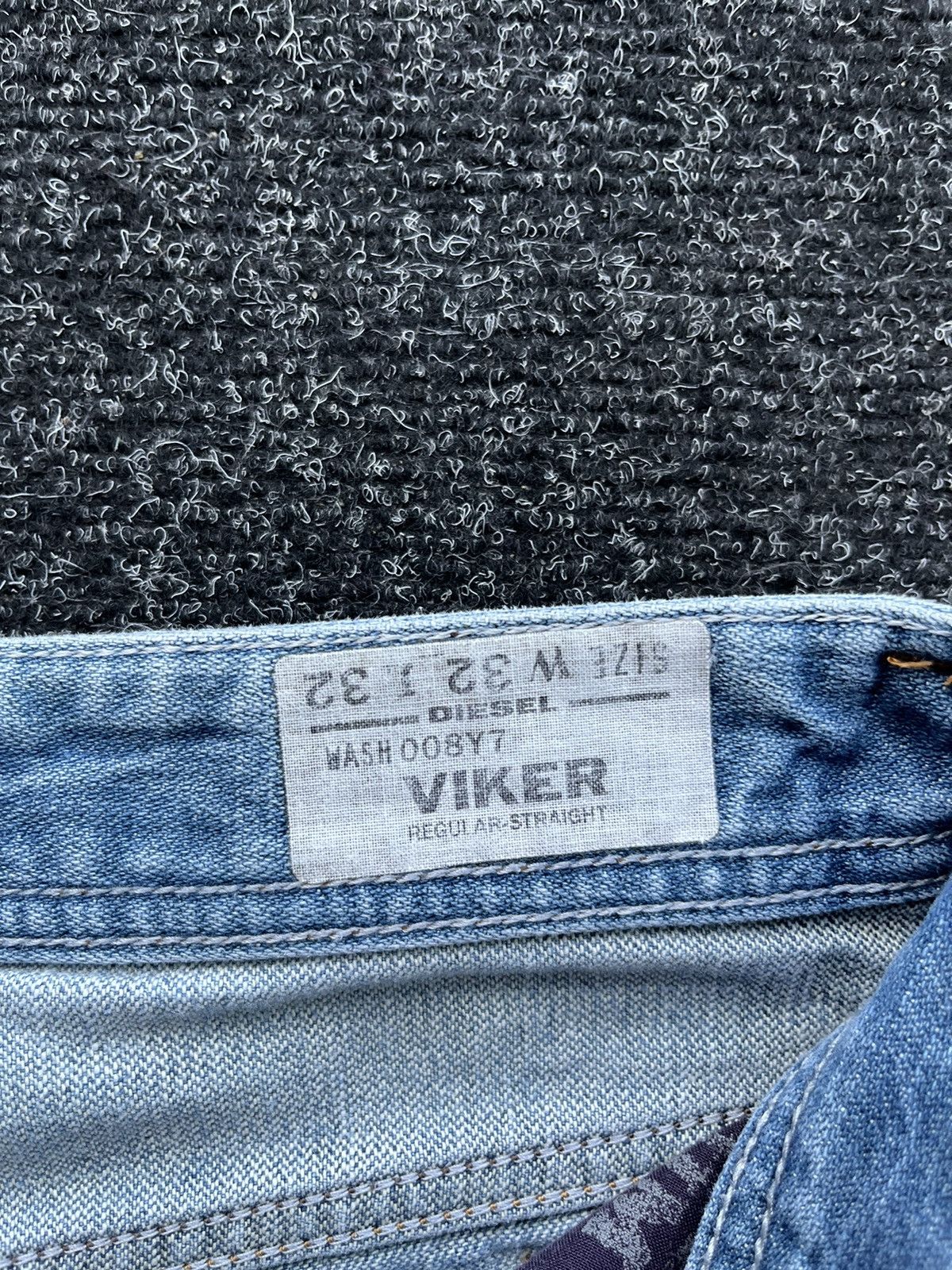 Diesel Vintage Y2K Diesel Viker Lighting Blue denim pants Size US 32 / EU 48 - 7 Thumbnail
