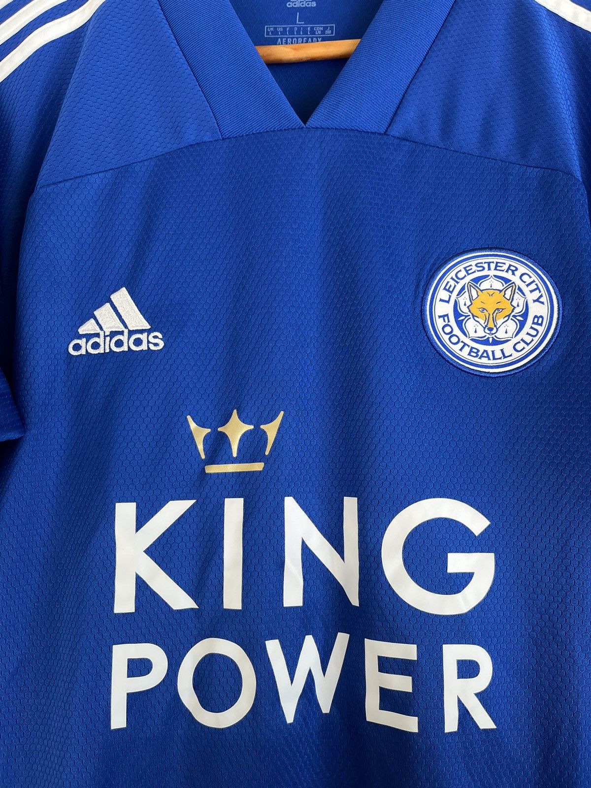 Adidas Adidas Leicester City Home 2019/2020 Soccer Jersey Football Size US L / EU 52-54 / 3 - 2 Thumbnail