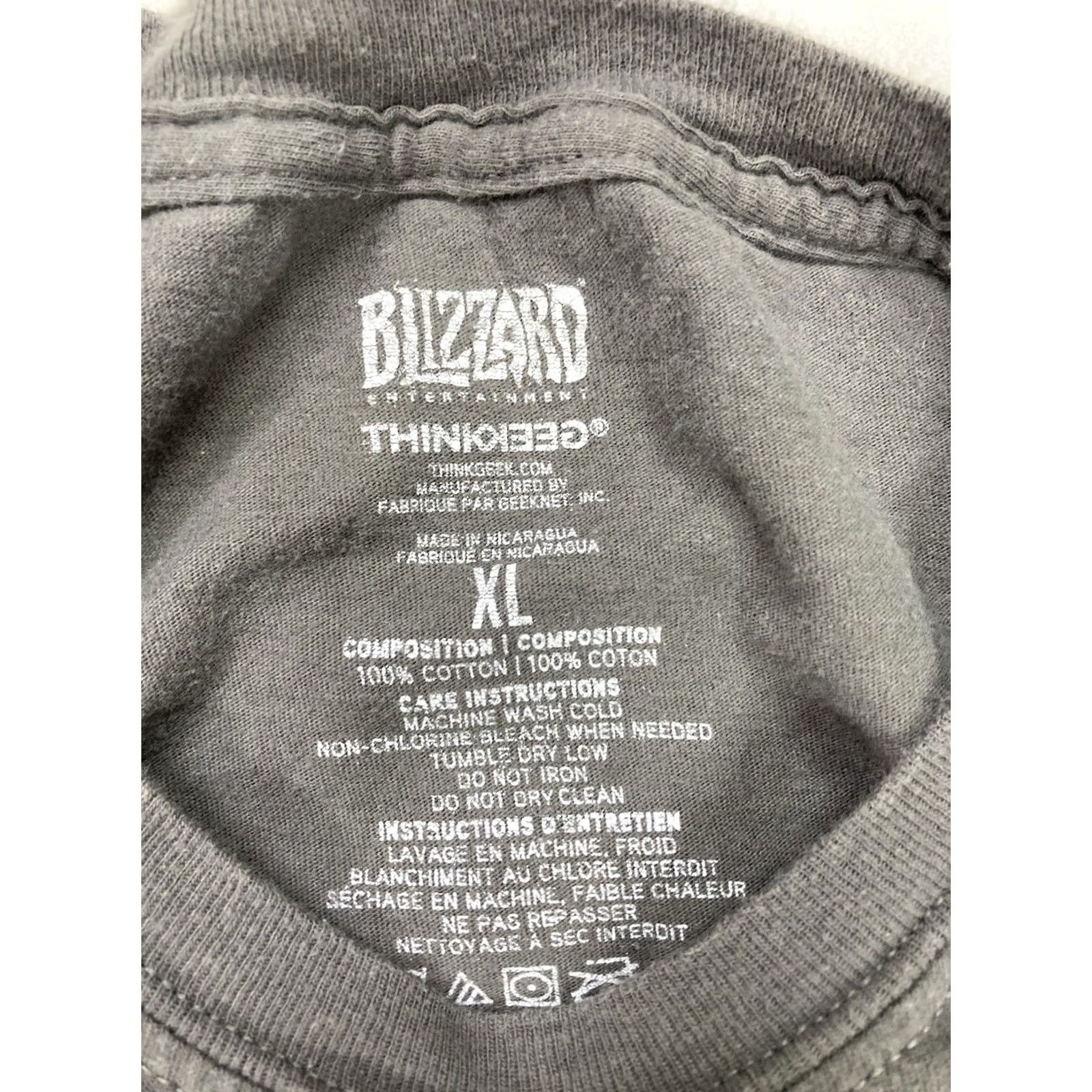 Vintage VINTAGE Blizzard Entertainment Overwatch Graphic T-shirt Men XL Gray Short Sleeve Size US XL / EU 56 / 4 - 7 Thumbnail
