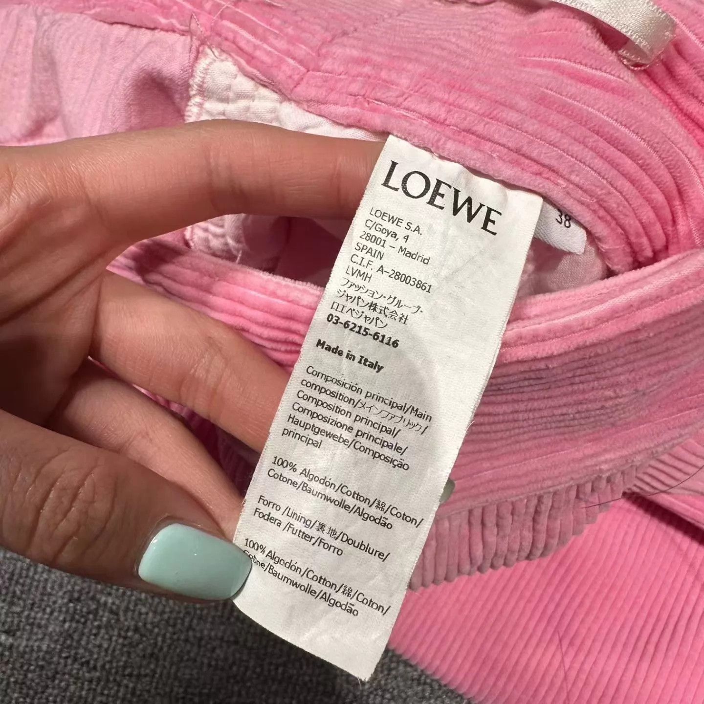 Loewe LOEWE Men's 38 Pants 98 New Size US 38 / EU 54 - 4 Thumbnail