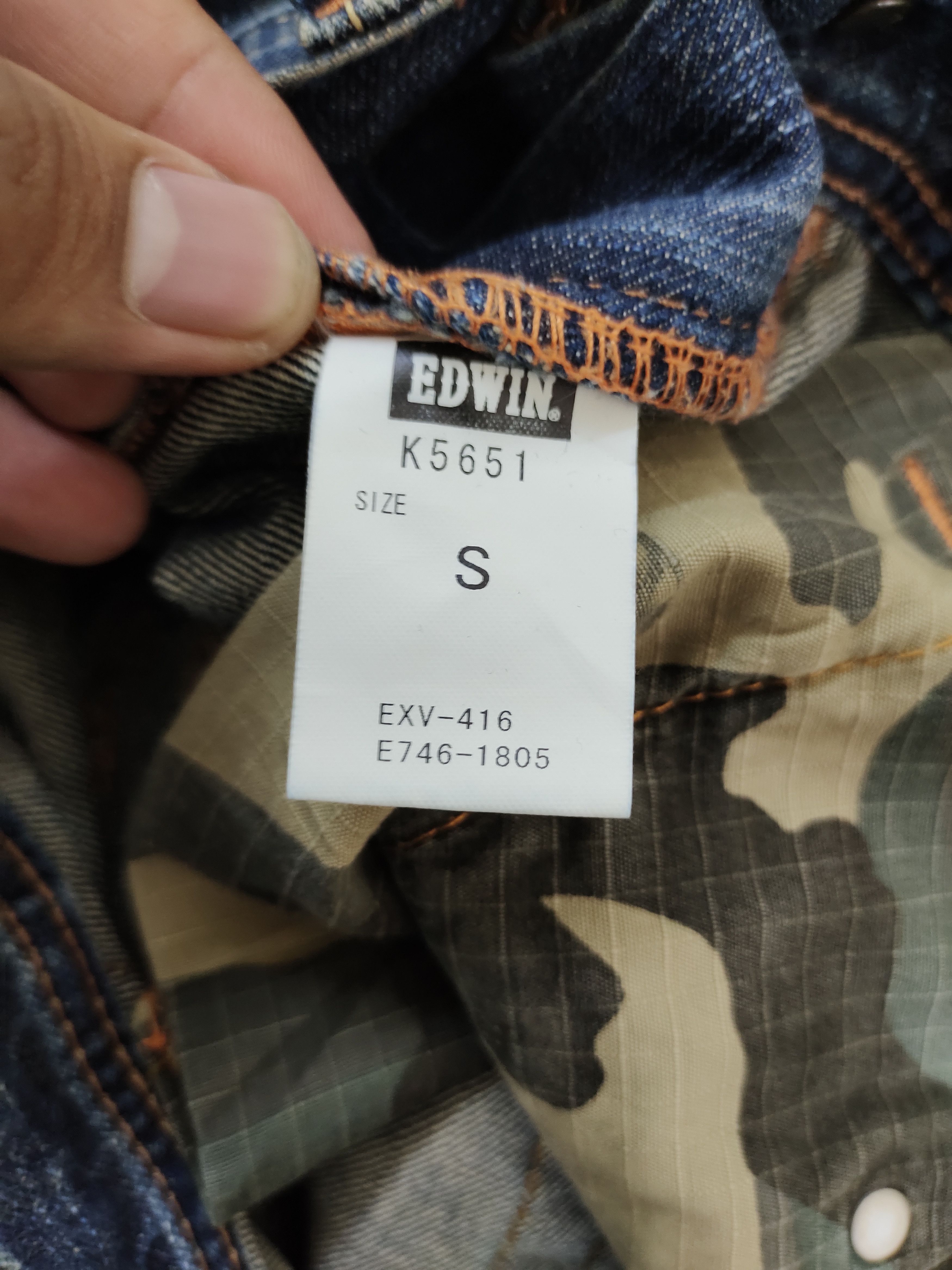 Edwin Flare Jeans Edwin 505 Multi Cargo Pocket Denim Boot Cut Size US 31 - 20 Thumbnail