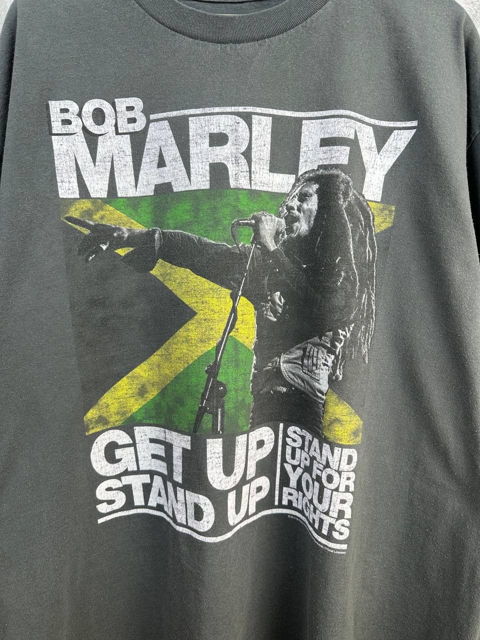 Bob Marley Bob Marley “Get Up Stand Up” T-Shirt Gray 2014 Zion Jamaica Size US XXL / EU 58 / 5 - 7 Thumbnail