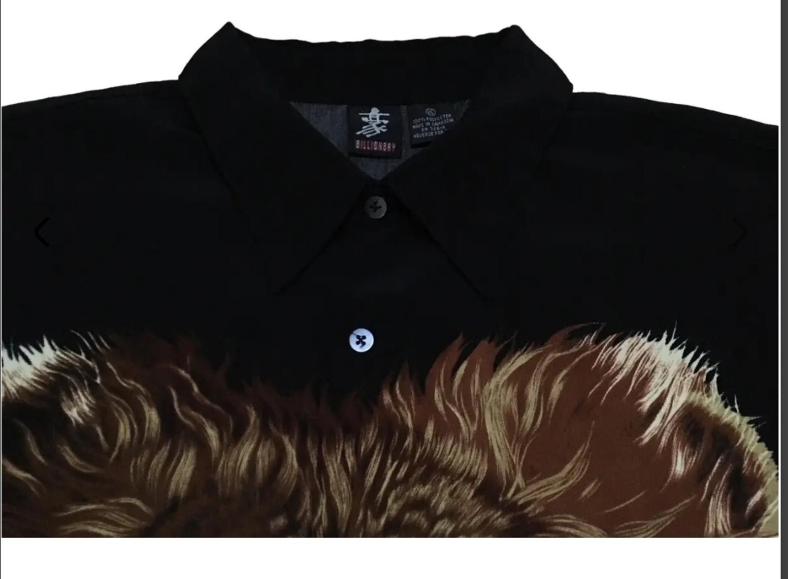 Billionaire Boys Club Vtg. 90's BillionBay Lion Print Shirt Size US L / EU 52-54 / 3 - 3 Thumbnail