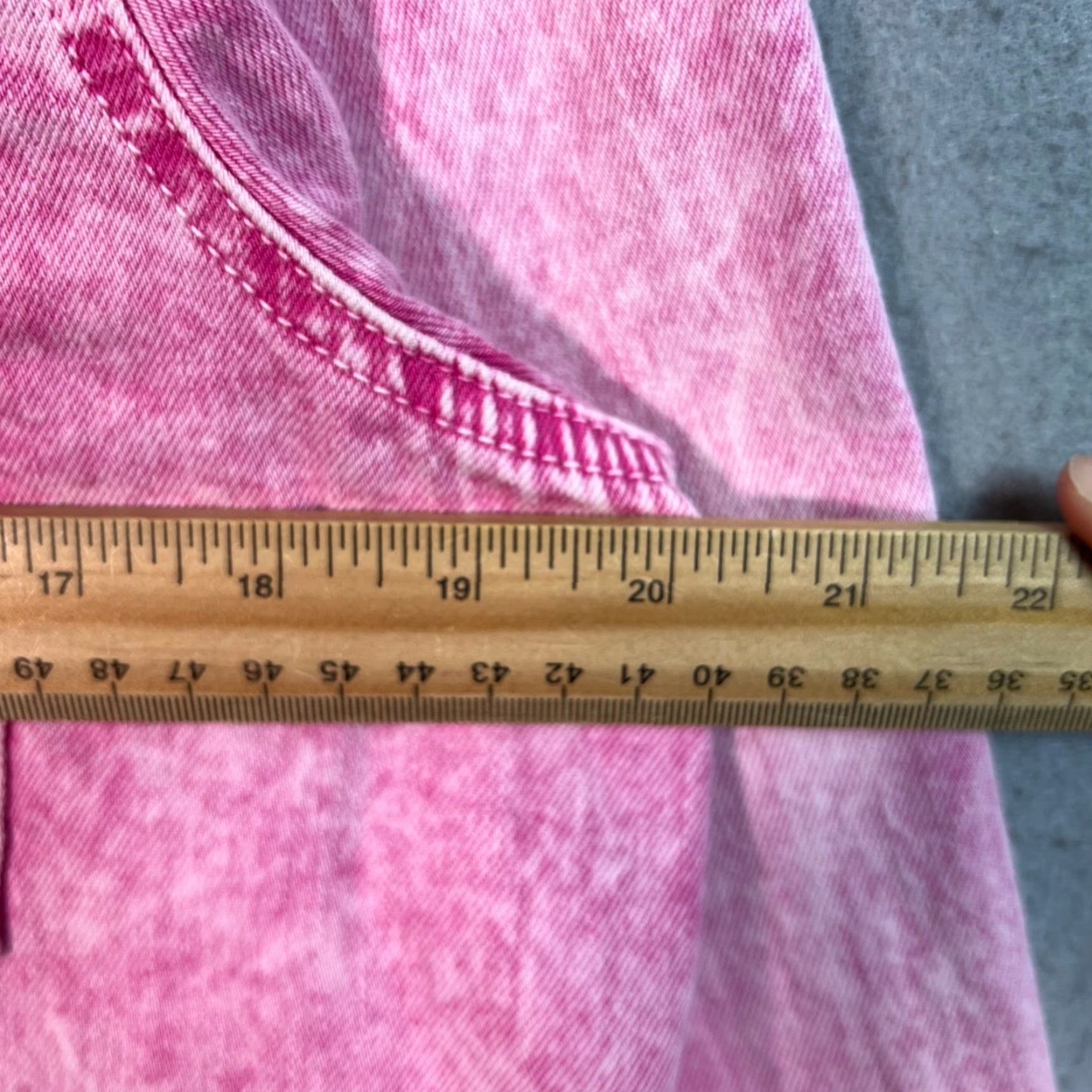 Vintage VINTAGE ASKK NY Pink Acid Wash Denim Jumsuit Size 3 Cotton Long Sleeve Button-Up Size XS / US 0-2 / IT 36-38 - 6 Thumbnail