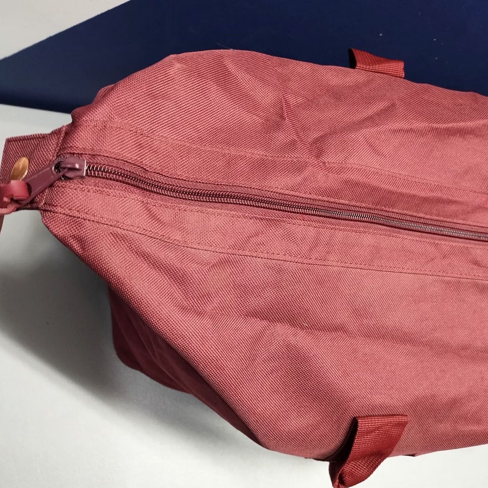 Vintage Kevin Murphy Stylist Duffle Bag Womens Burgundy Canvas Dual Top Handle KMuc2046 Size L / US 10 / IT 46 - 7 Thumbnail
