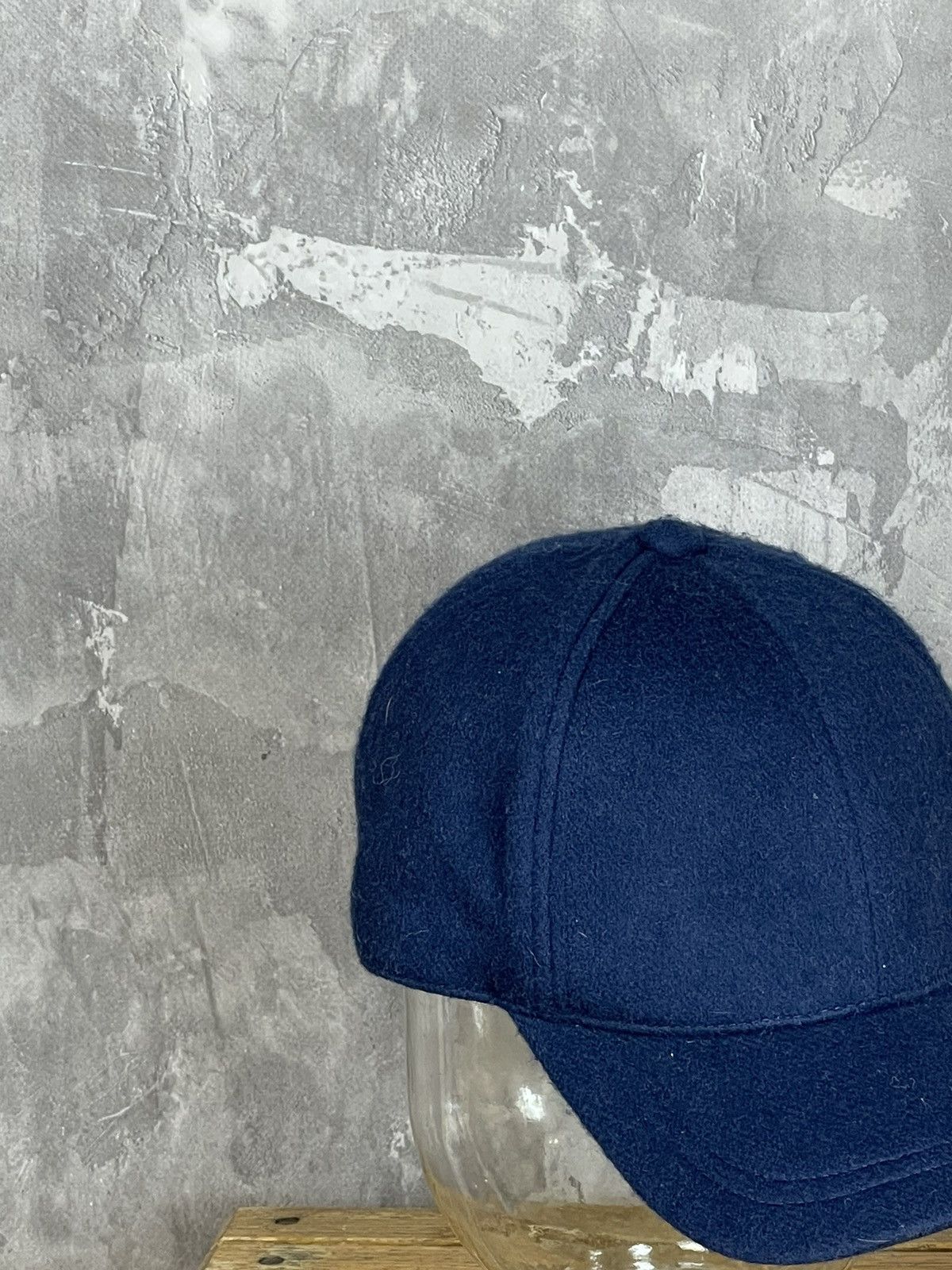 Mulberry Mulberry Luxury Wool Navy Cap Hat Size ONE SIZE - 3 Thumbnail