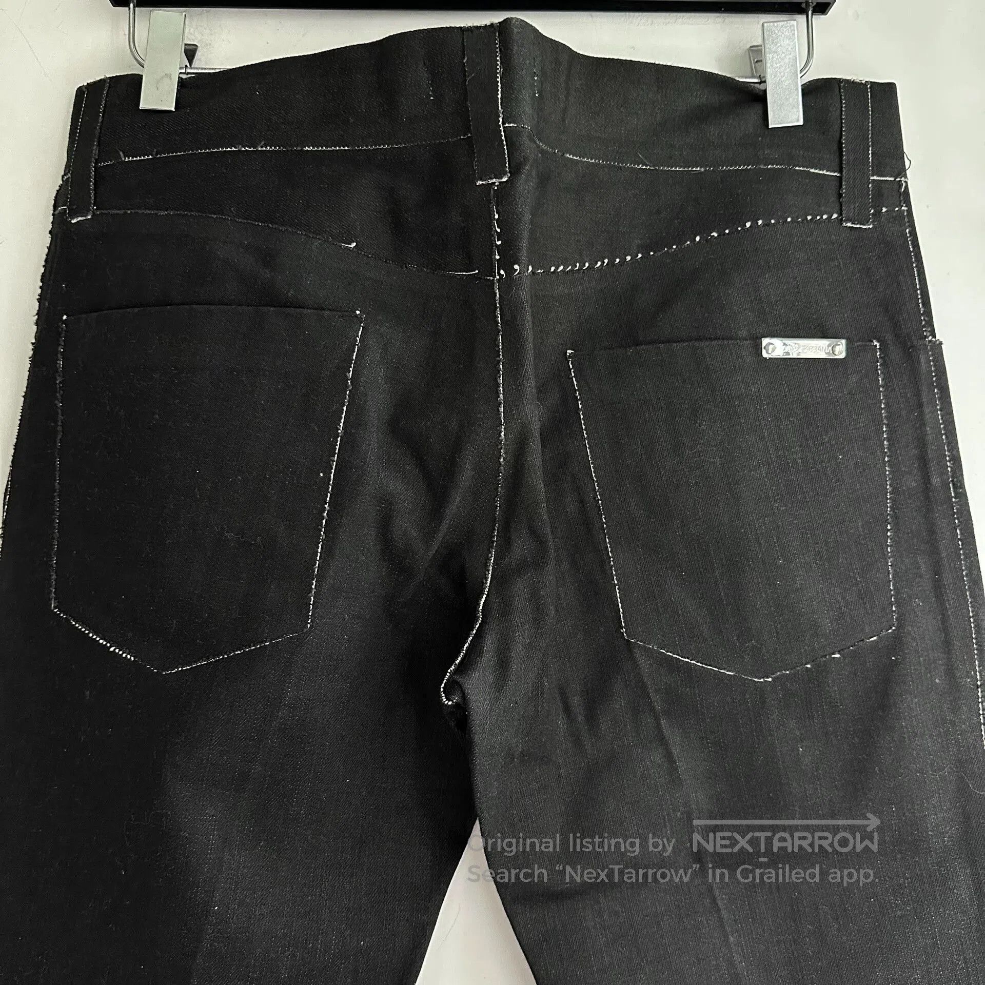 Dolce & Gabbana dolce gabbana dg brushed wax denim pants. Size US 38 / EU 54 - 1 Thumbnail