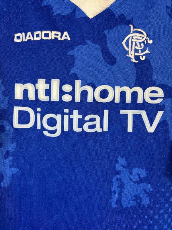 Diadora RANGERS 2002 2003 HOME SHIRT DIADORA Sz M Size US M / EU 48-50 / 2 - 2 Thumbnail
