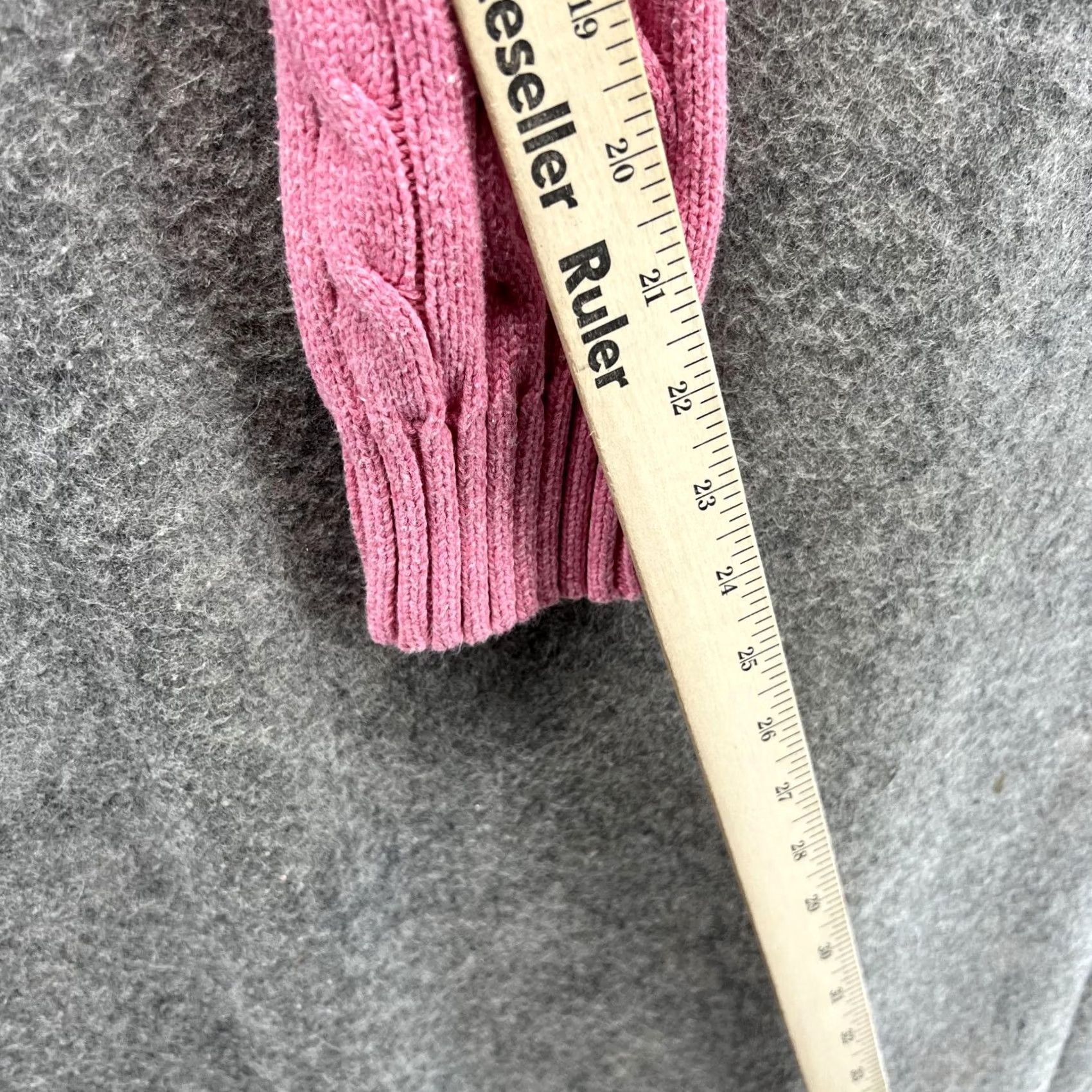 Tommy Hilfiger Tommy Hilfiger Sweater Women Medium Pink Crewneck Cable Knit Pullover Knitted Knit All Seasons Size M / US 6-8 / IT 42-44 - 6 Thumbnail