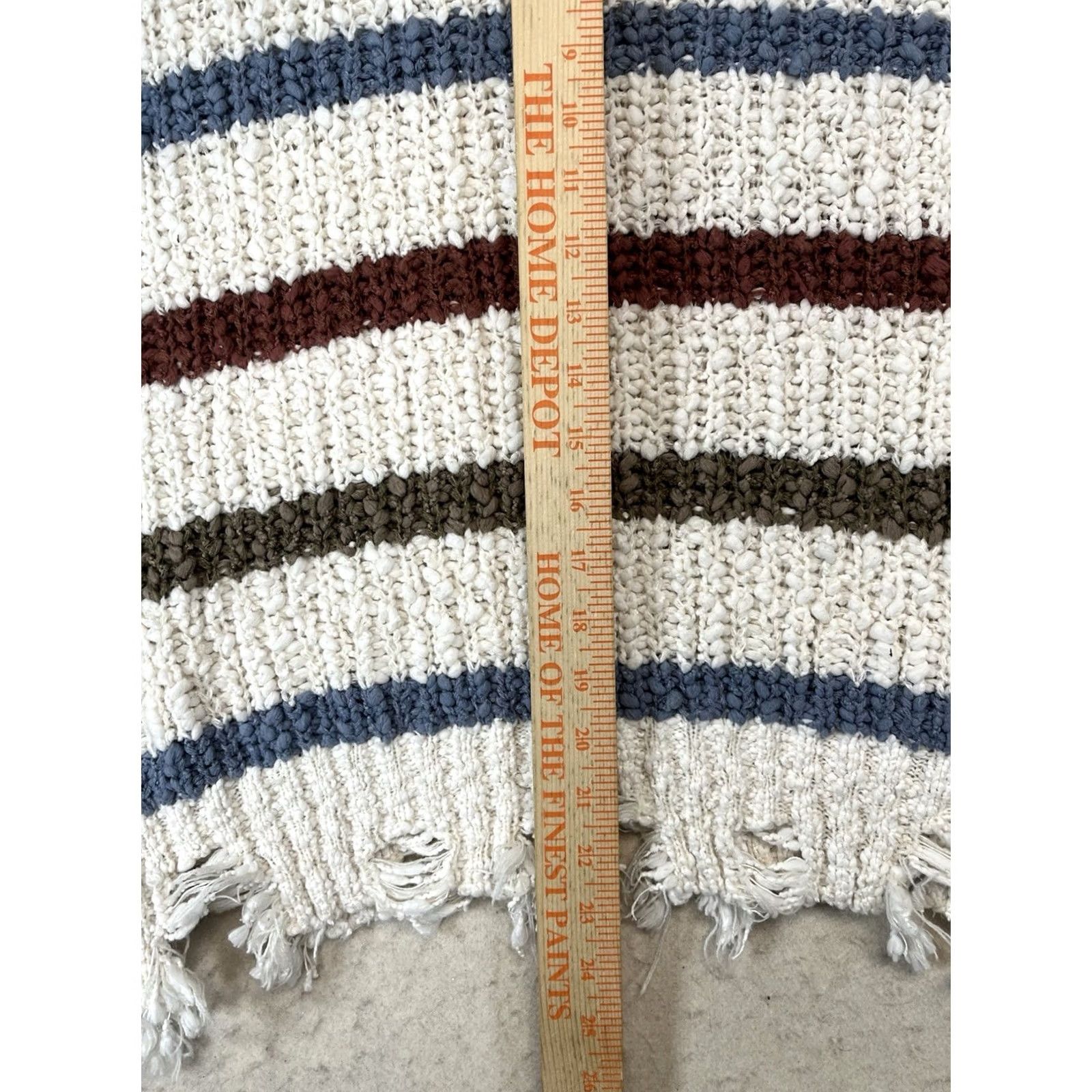 Rado Adora Sweater Shirt Knit Open-V Neck Multicolor Long Sleeve S Pullover Oversized Womens Regular Colorful Size S / US 4 / IT 40 - 4 Thumbnail