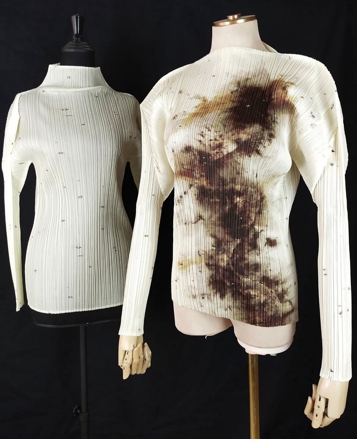 Issey Miyake × Pleats Please Issey Miyake Archive AW98 Pleats Please Cai Guo Qiang Turtle Neck Size L / US 10 / IT 46 - 11 Thumbnail