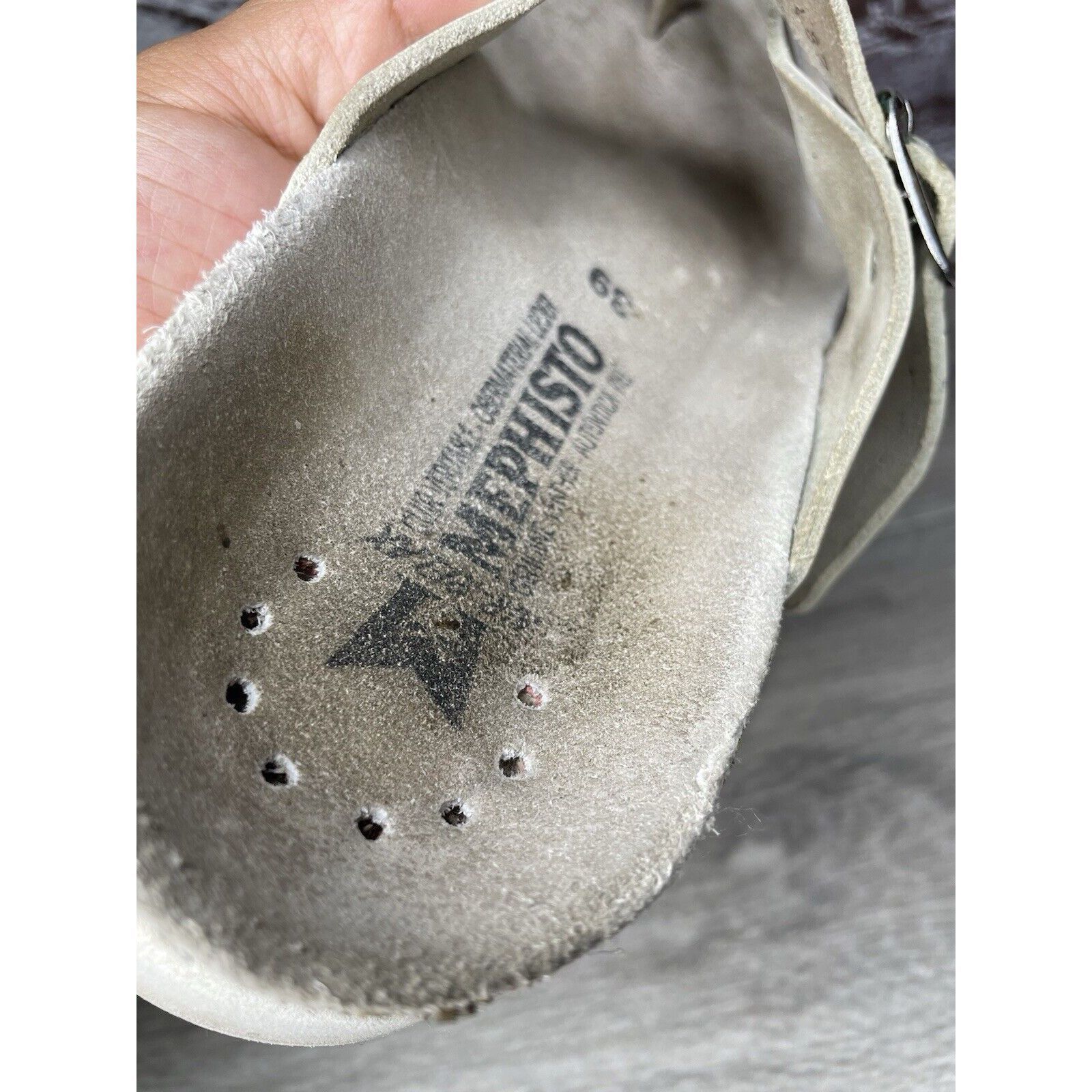 Mephisto Mephisto Womens Sandals Helen Casual Buckle Strap Toe-Post O Size US 9 / IT 39 - 4 Thumbnail
