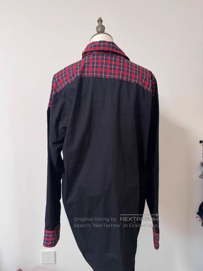 Vivienne Westwood Vivienne Westwood Red grid diagonal-fronted shirt with a d Size M / US 6-8 / IT 42-44 - 4 Thumbnail