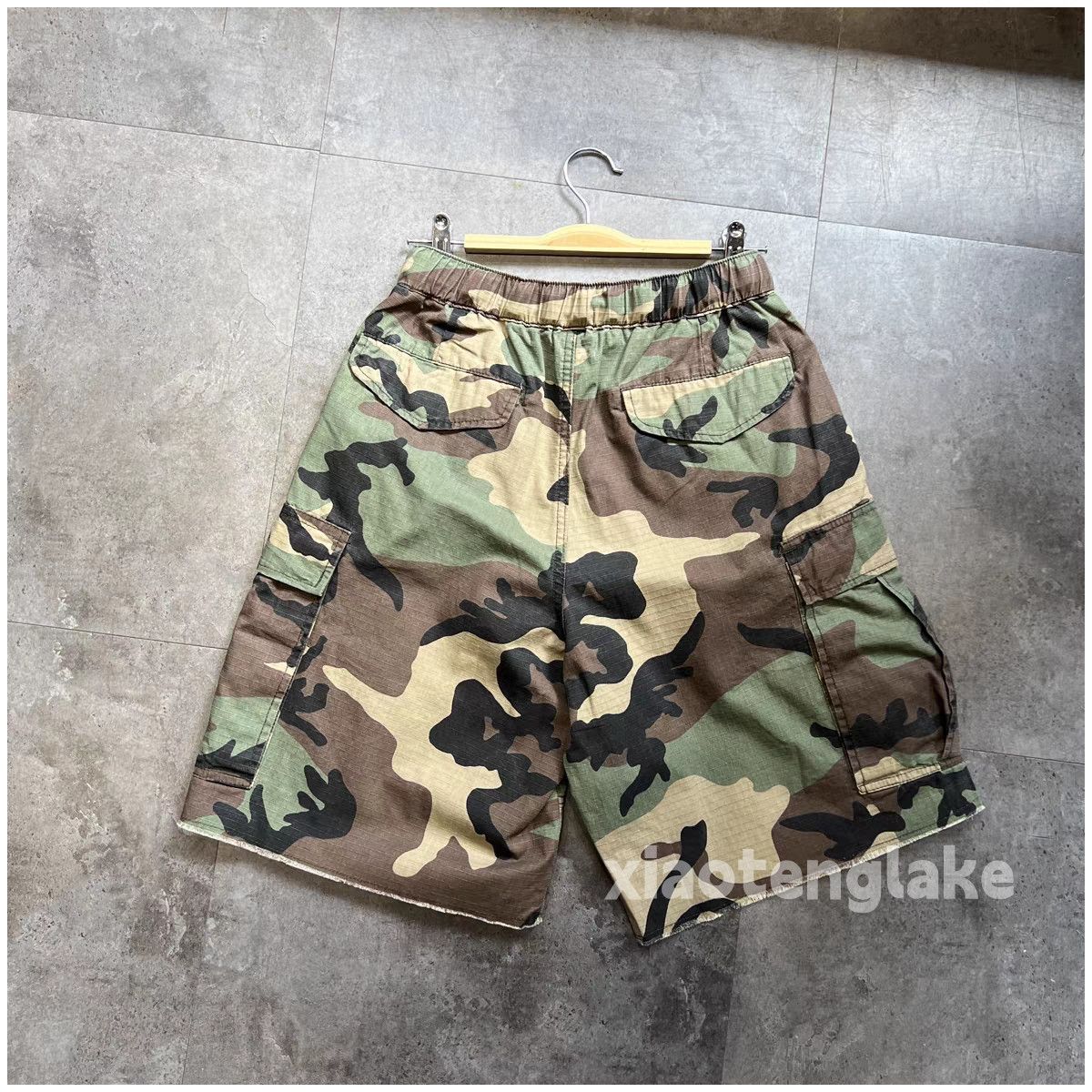 Vintage otl wtaps kapital style baggy outdoor camo cargo shorts Size US 36 / EU 52 - 2 Thumbnail