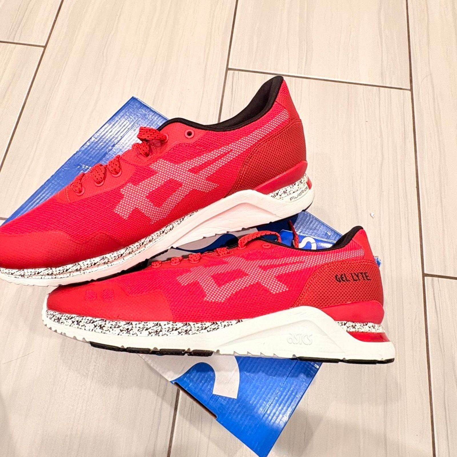 Asics Asics Gel Lyte 2301 Red White Size US 8.5 / EU 41-42 - 3 Thumbnail