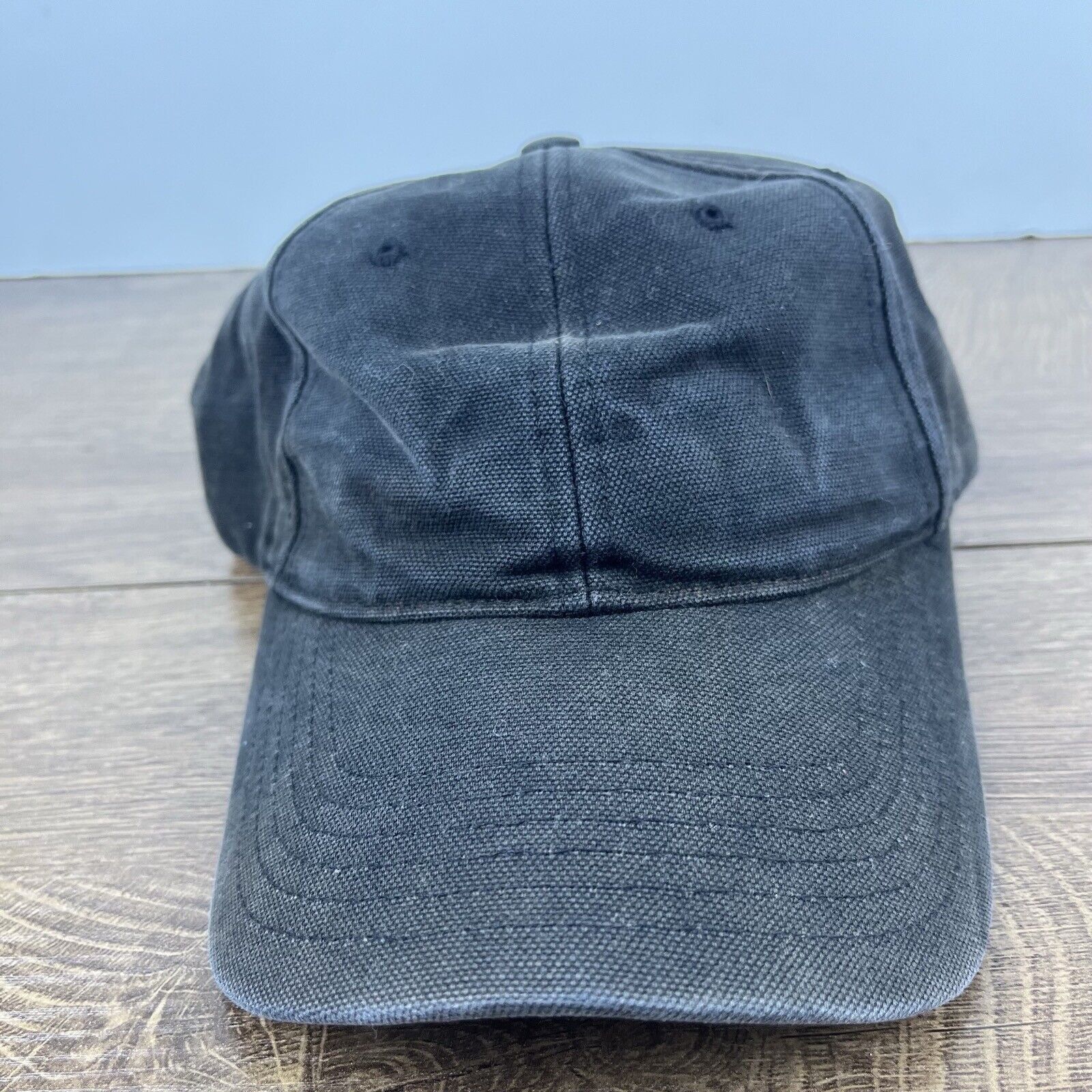 Other Black Washed Out Hat Adjustable Hat Black Hat Adjustable Bla Size ONE SIZE - 2 Thumbnail