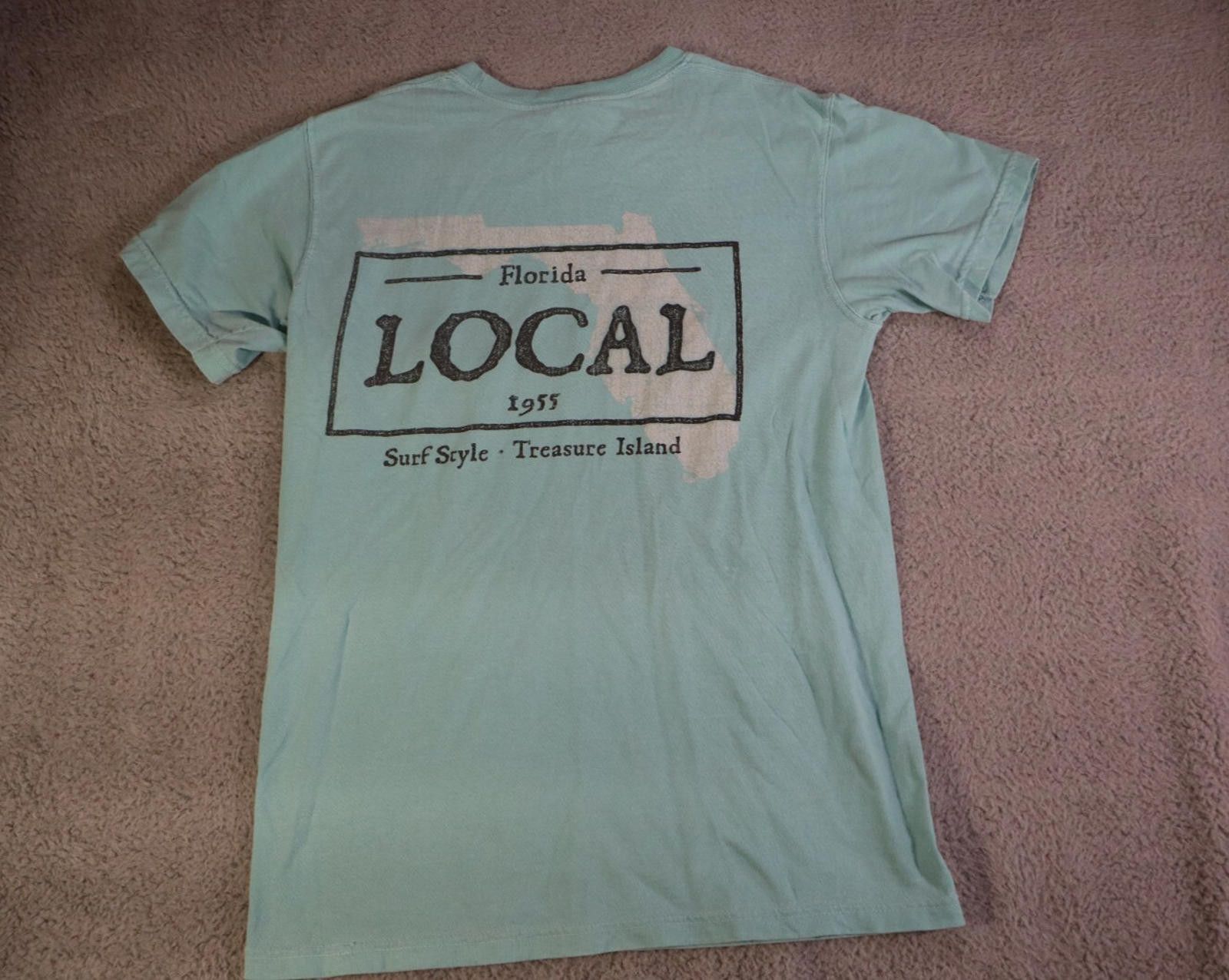 Comfort Colors Men Shirt Small “Florida Local” Treasure St Pete Florida Size US S / EU 44-46 / 1 - 7 Thumbnail