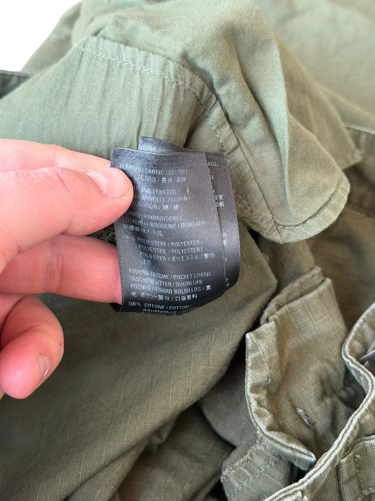 Balenciaga *DEMNA* BALENCIAGA RIPSTOP CARGO BAGGY PANTS Sz 48 green Size US 32 / EU 48 - 14 Thumbnail