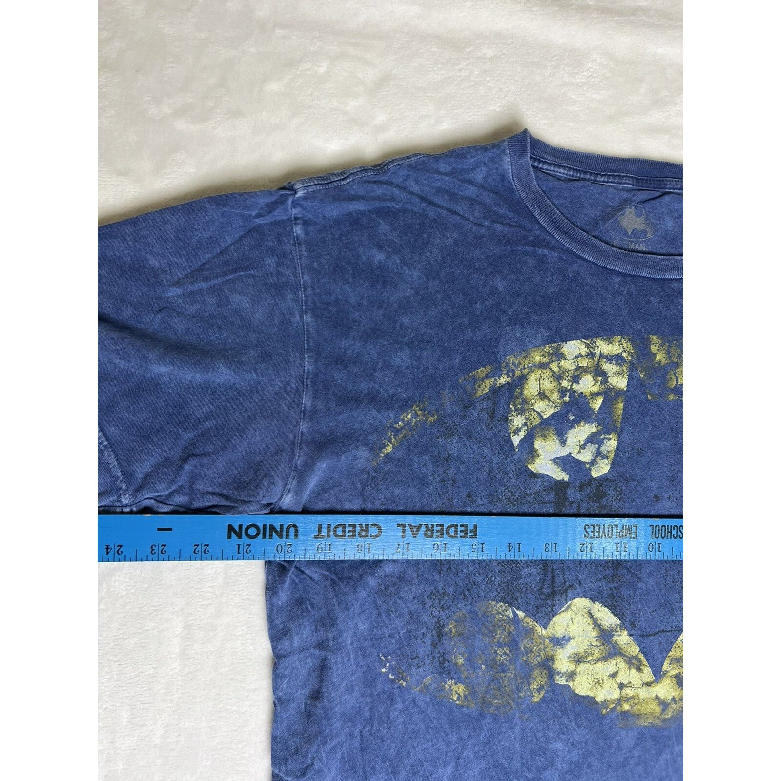 DC Vintage Batman Tie Dye T-Shirt DC Comic Retro Blue Size Larg Size US L / EU 52-54 / 3 - 3 Thumbnail