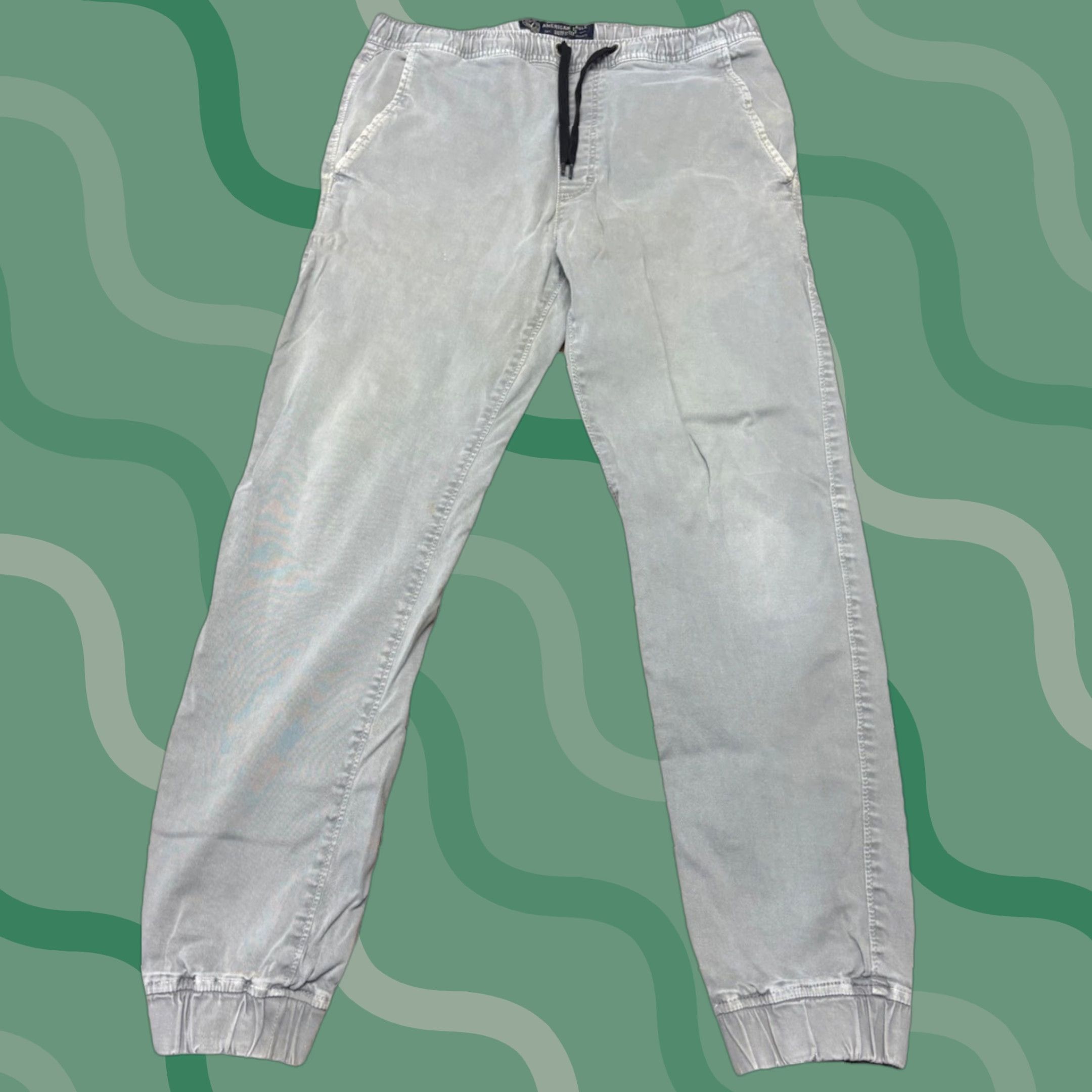American Eagle Outfitters VINTAGE American Eagle Jogger Pants Men’s Size Small Khaki K2 Size US 29 - 1 Thumbnail