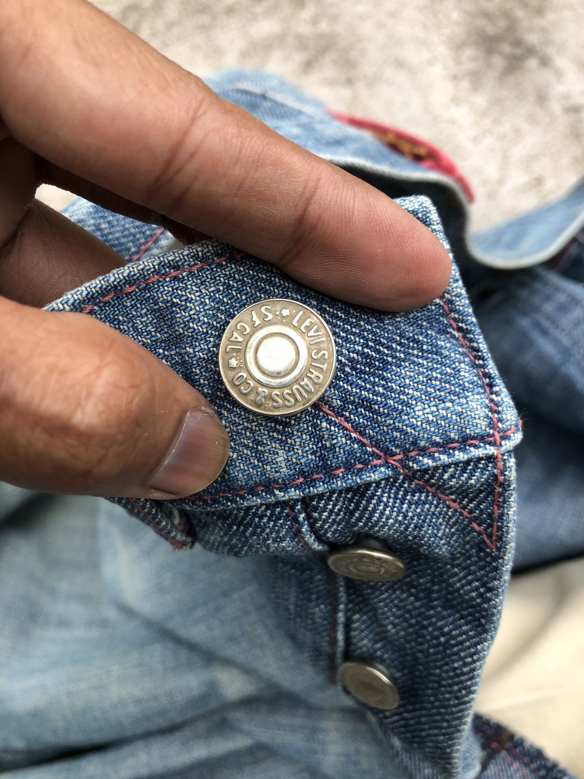 Levi's × Vintage VINTAGE BLUE SELVEDGE LEVIS DENIM Size US 32 / EU 48 - 4 Thumbnail