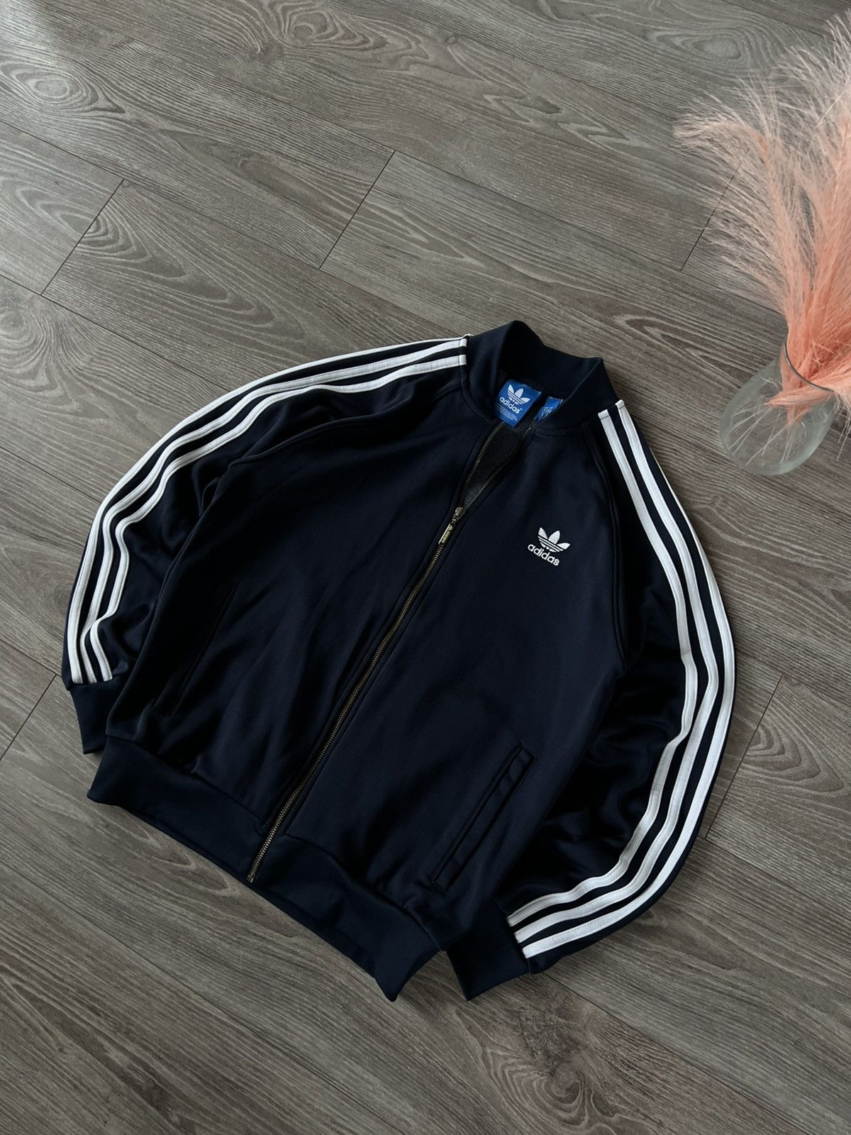 Adidas × Other ‼️Adidas 3 Stripes Track Beanbauer Vintage Y2k Zip Sweatshirt Size US M / EU 48-50 / 2 - 13 Thumbnail