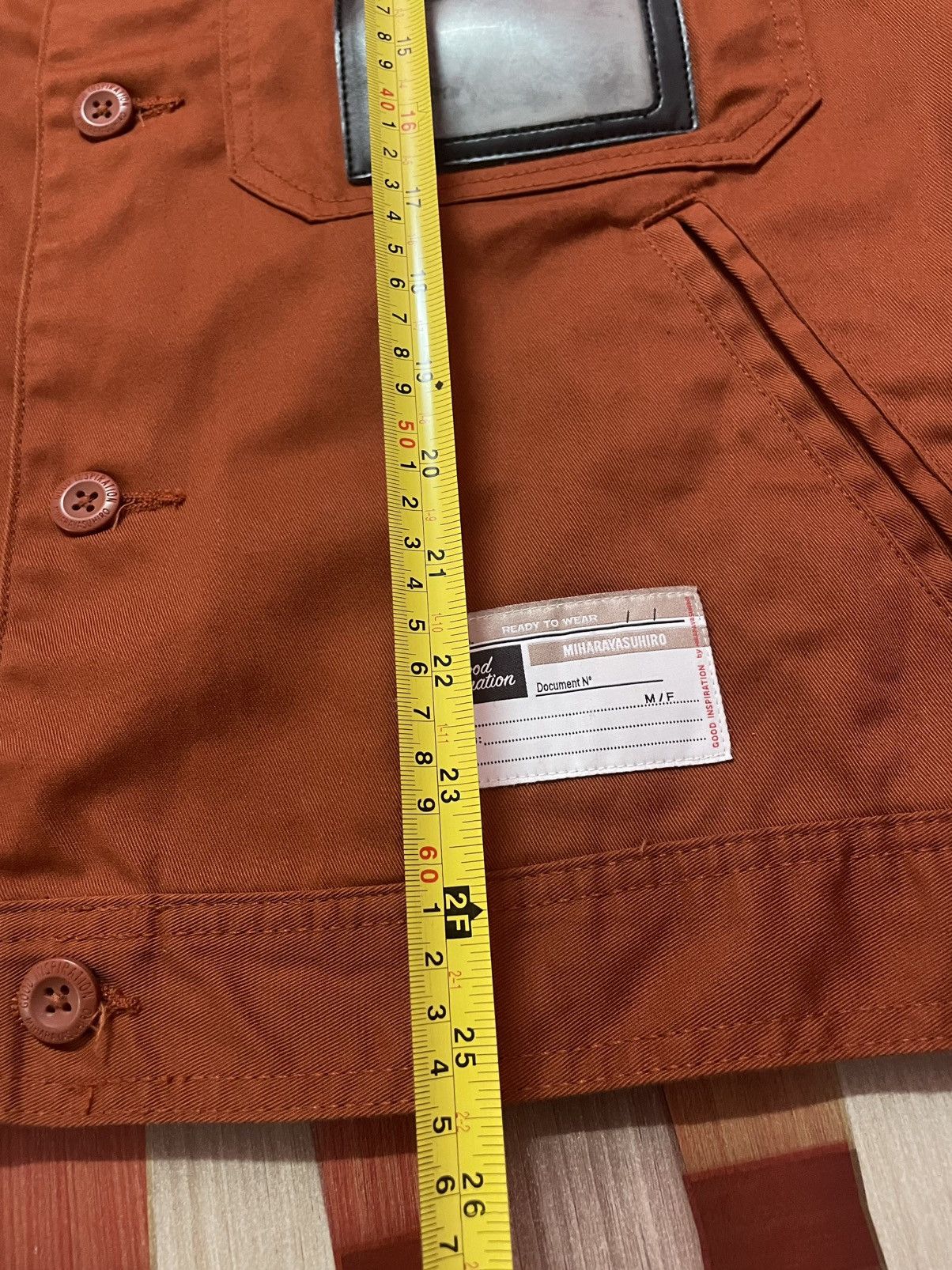 GU × Maison MIHARA YASUHIRO Miharayasuhiro x GU Chef Jacket in Orange Size US M / EU 48-50 / 2 - 13 Thumbnail