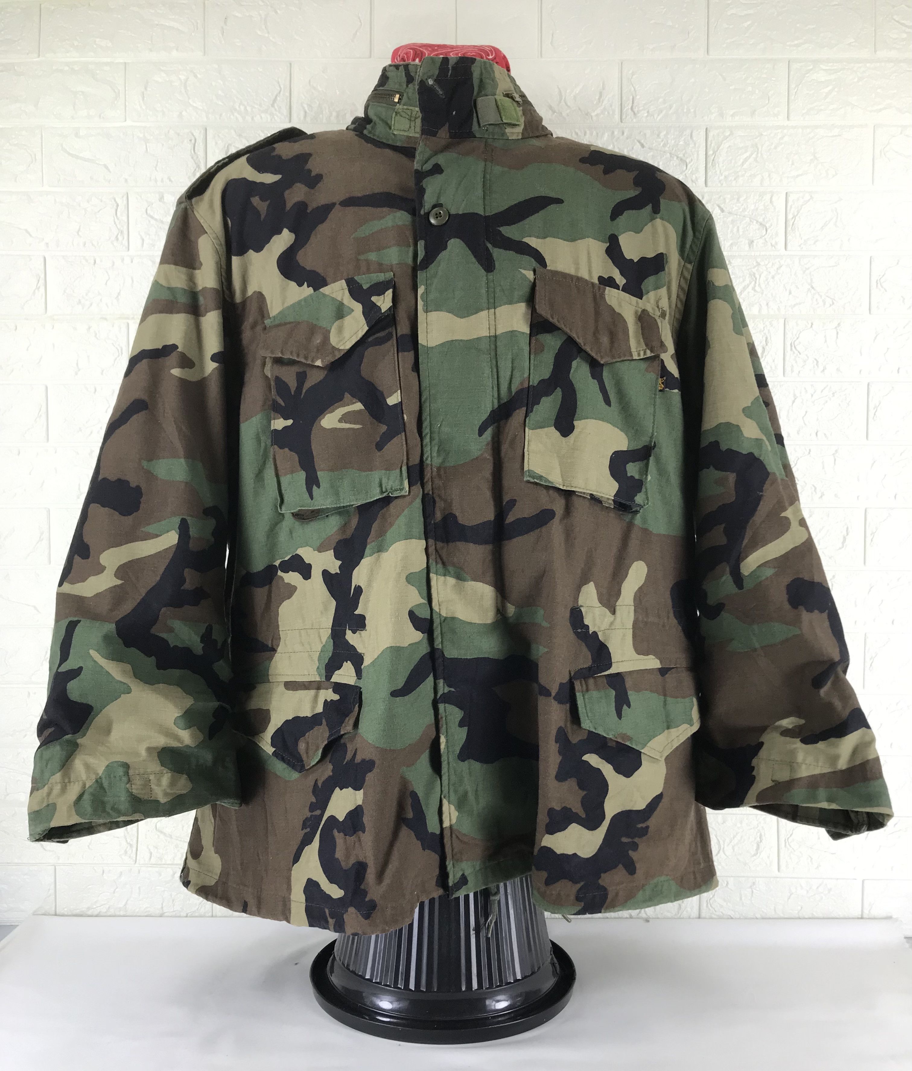 Alpha Industries Vintage Alpha Industries M65 Military Camo Jacket Size US XXL / EU 58 / 5 - 1 Thumbnail