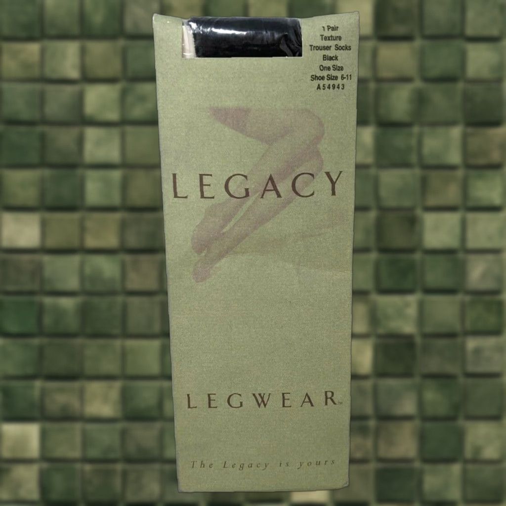 Our Legacy Legacy Legwear Texture Trouser Socks One Size Black - Nylon Spandex Dress Socks Women Shoes? Size 42" / US 20 - 1 Thumbnail