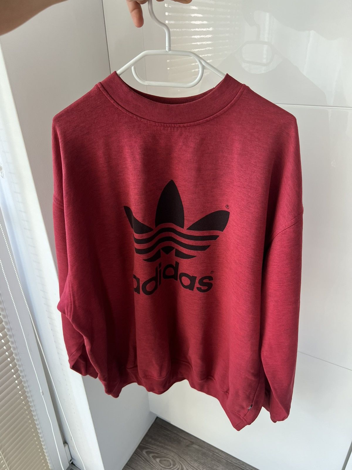 Adidas Vintage Y2k Adidas Oversize Big Logo Crewneck Sweatshirt Size US L / EU 52-54 / 3 - 5 Thumbnail