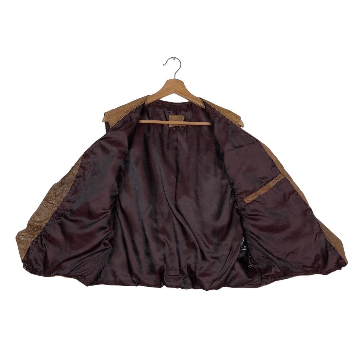 Genuine Leather 📌Vintage Genuine Leather Vest Biker Vera Pelle Size US M / EU 48-50 / 2 - 14 Thumbnail