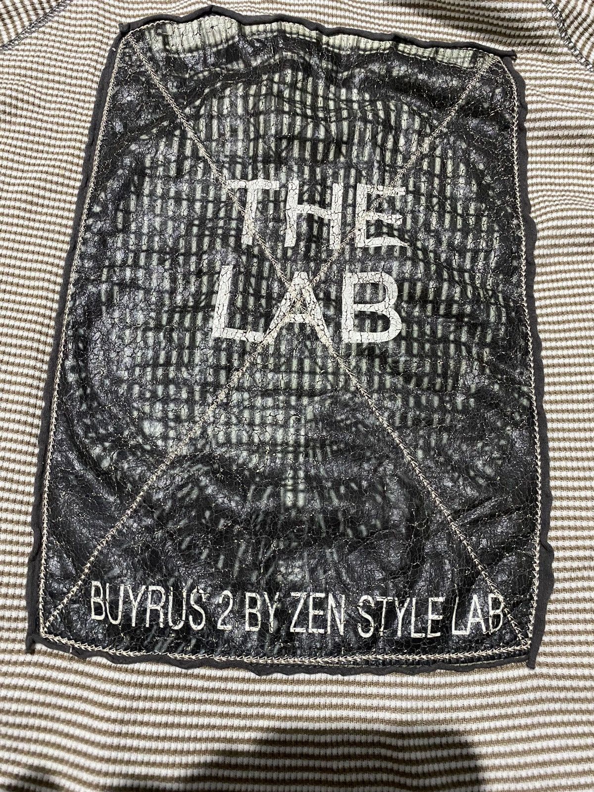 If Six Was Nine × Japanese Brand × Le Grande Bleu (L.G.B.) Vintage The Lab Buyrus 2 patch spider striped hoodie Size US M / EU 48-50 / 2 - 4 Thumbnail