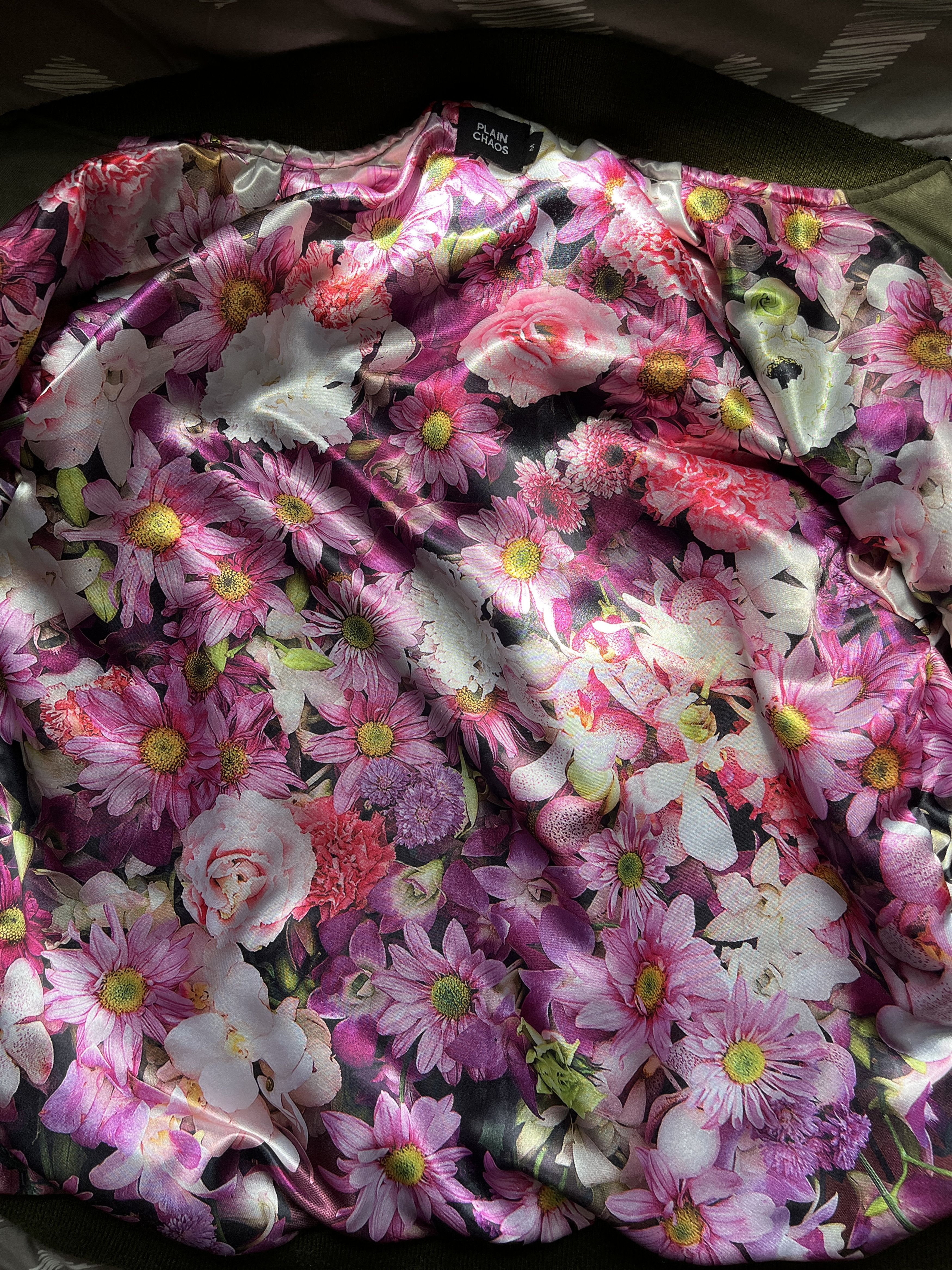 Vintage PLAIN CHAOS/FLORAL/OLIVE BOMBER SEASON 1 Size US M / EU 48-50 / 2 - 3 Thumbnail