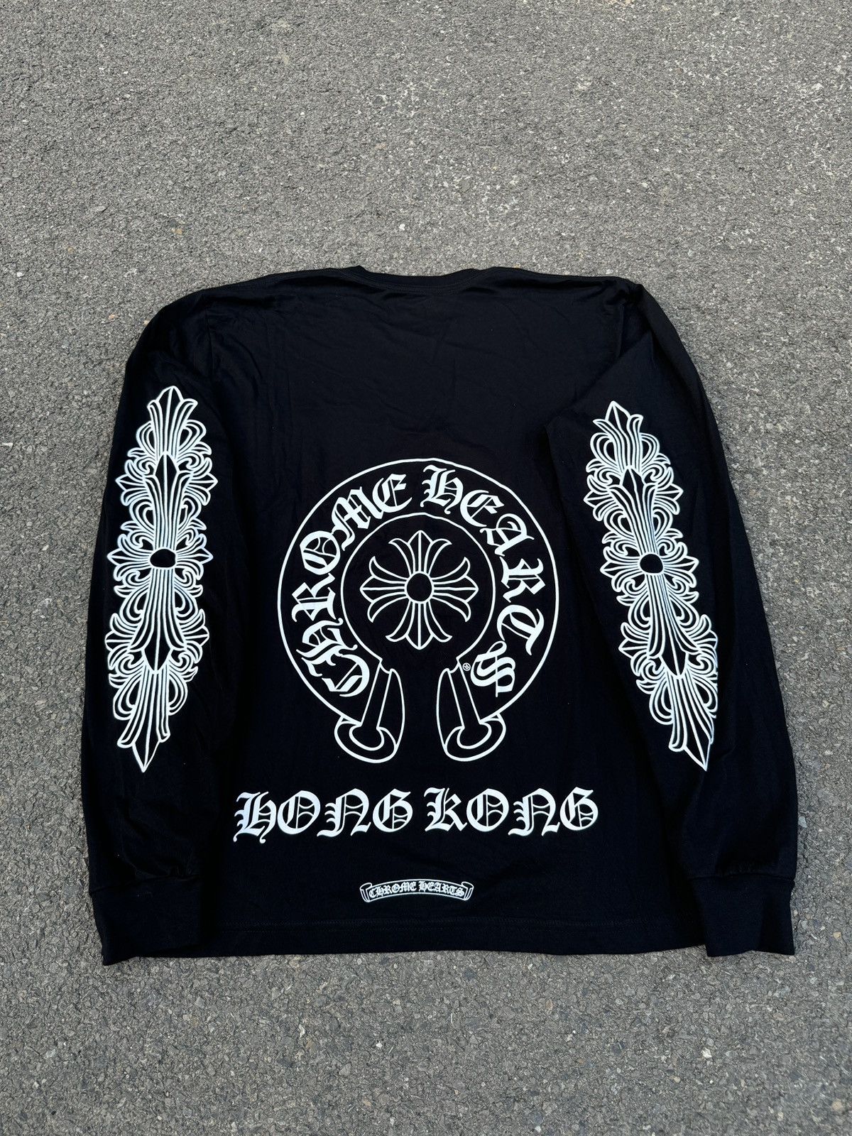 Chrome Hearts Chrome Hearts Hongkong Exclusive Horseshoe Longsleeve Shirt Size US XL / EU 56 / 4 - 1 Thumbnail