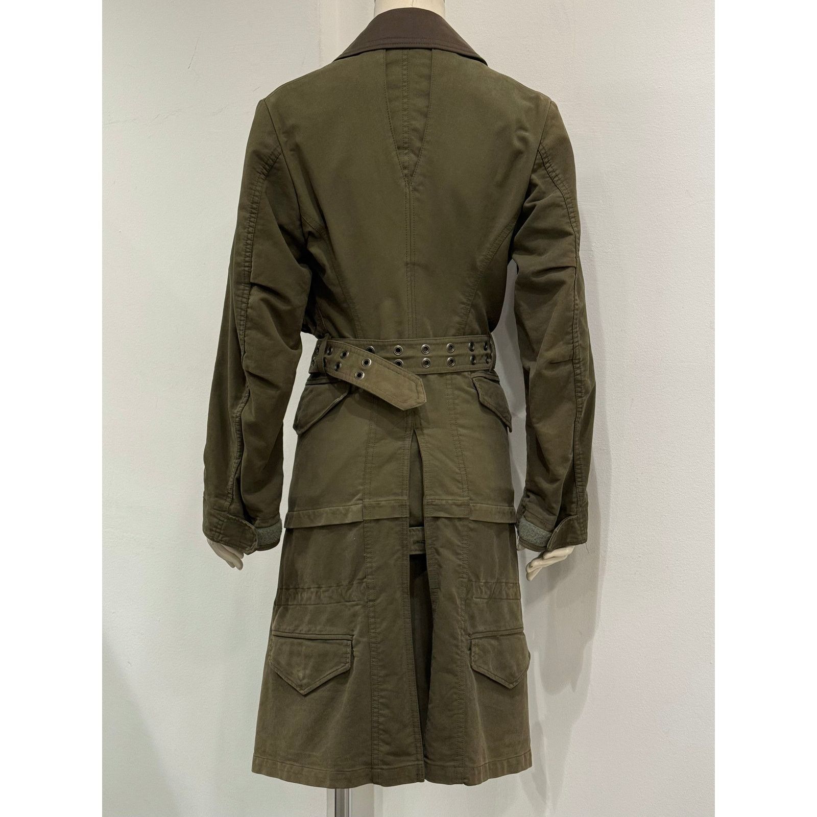 Junya Watanabe A/W2006 Junya Watanabe deconstructed military coat with belt Size M / US 6-8 / IT 42-44 - 6 Thumbnail