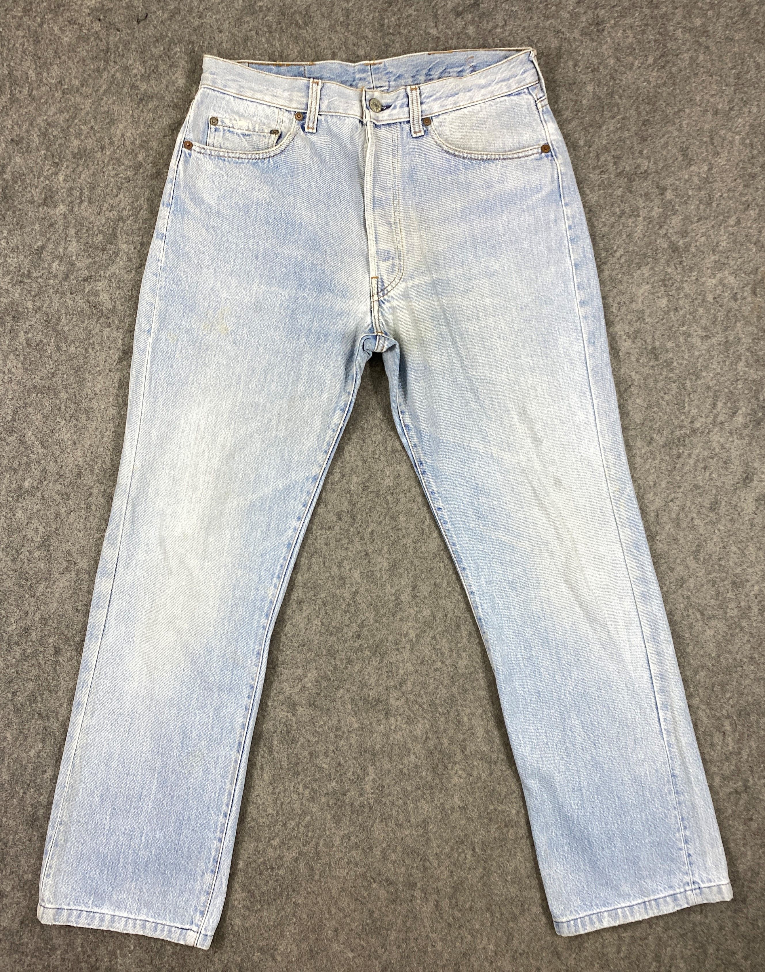 Levi's Light Blue Wash Vintage Levis 501 Jeans 30x29.5 - JN3146 Size US 30 / EU 46 - 1 Thumbnail