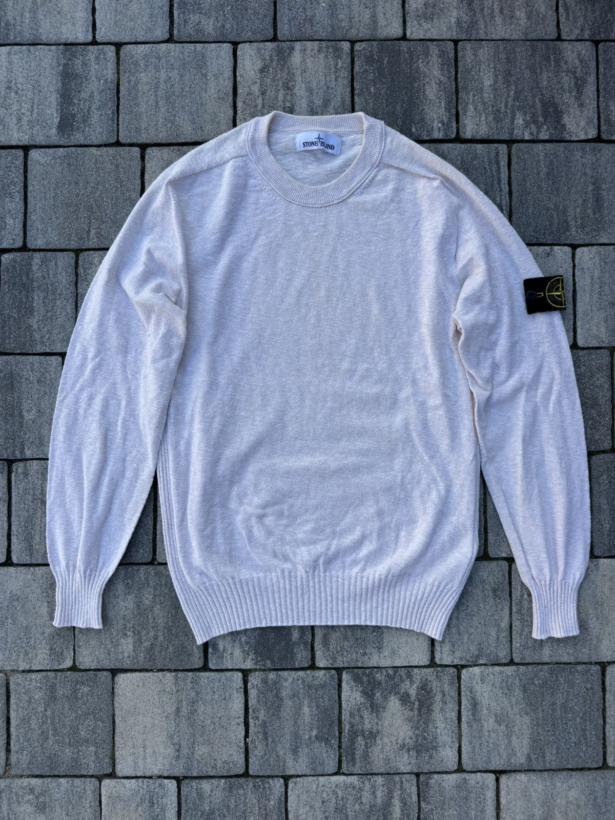 Stone Island Light Sweater in Beige, Men's (Size M)