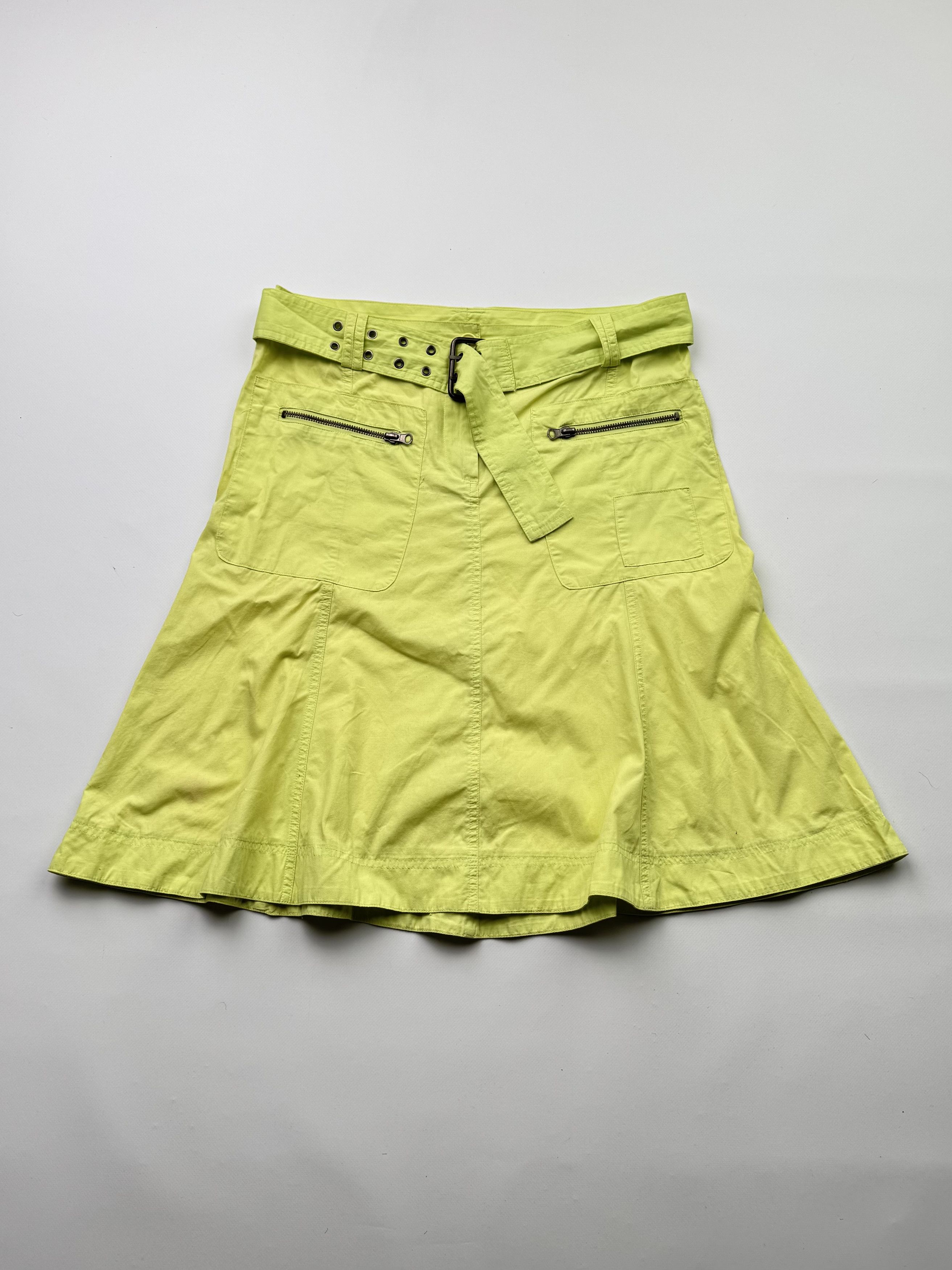 Vintage Vintage Flare Skirt With Belt B461(V280)E2 Size 27" / US 4 / IT 40 - 1 Thumbnail