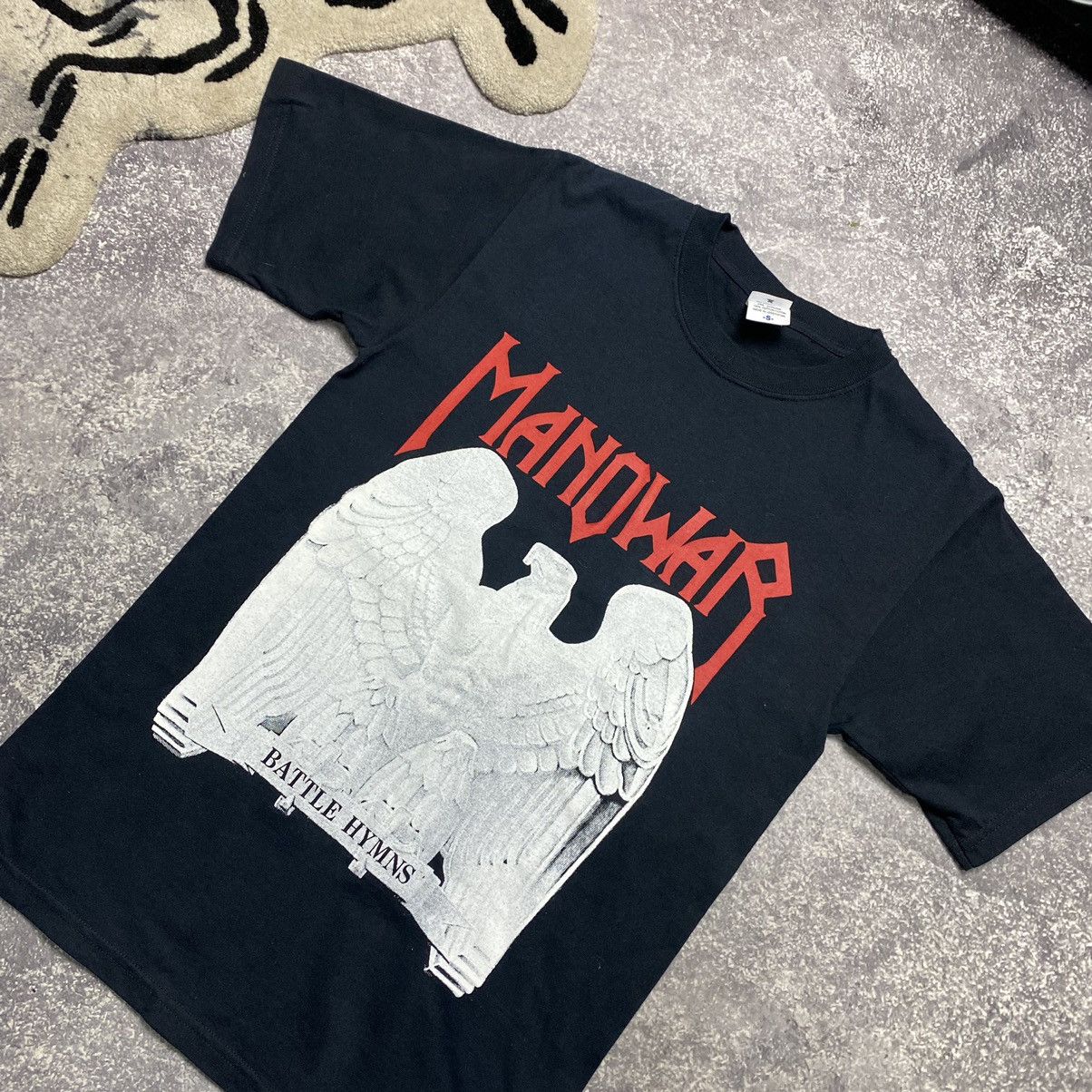 Band Tees Vintage Manowar Battle Hymns Big Logo rock band 00’s tee Size US S / EU 44-46 / 1 - 3 Thumbnail