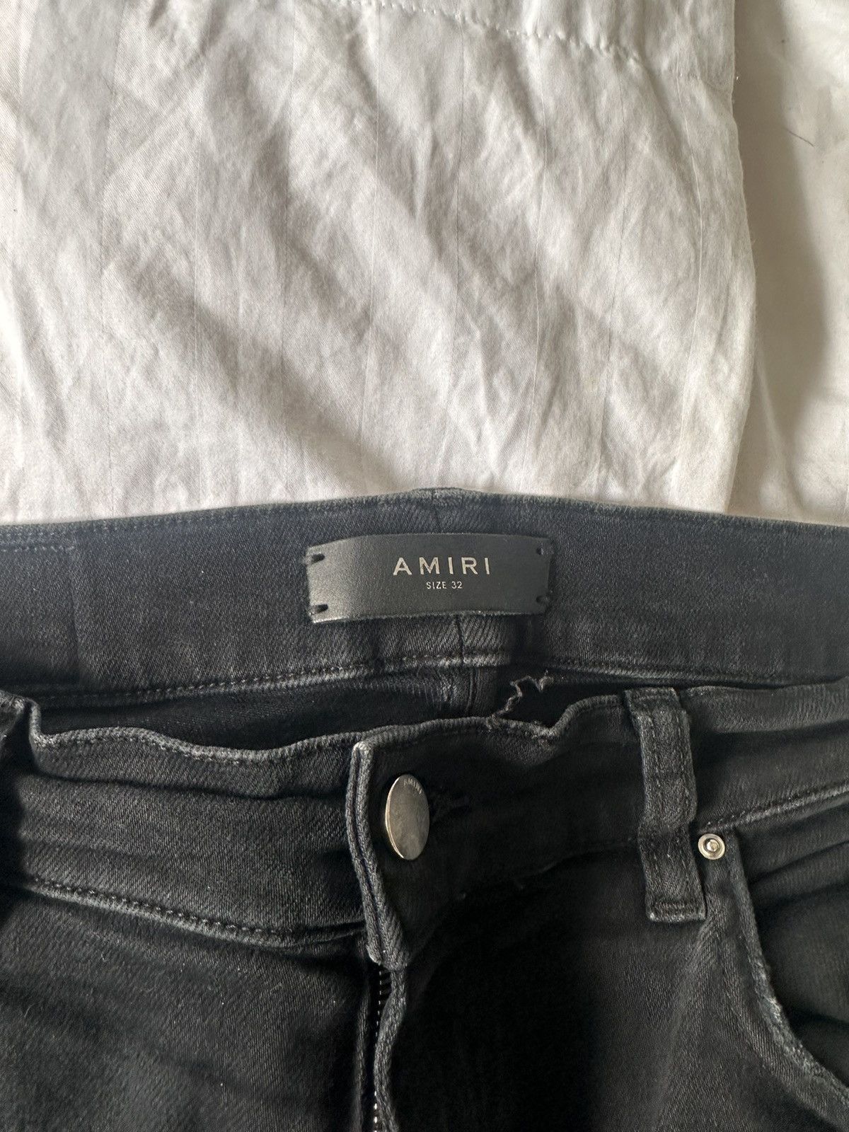 Amiri Amiri Black Biker Thrasher Jean Size US 32 / EU 48 - 6 Thumbnail