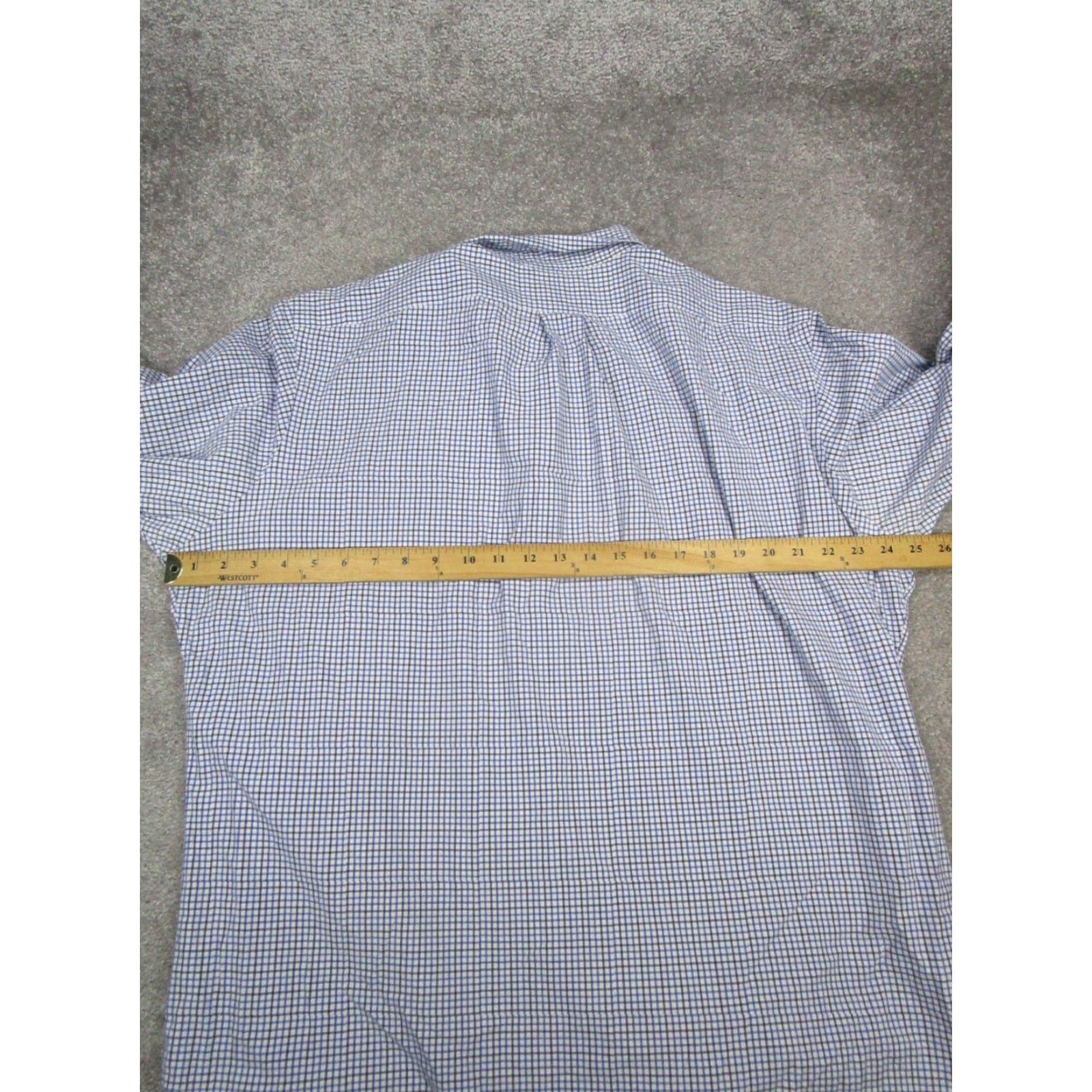 Ralph Lauren Ralph Lauren Shirt Mens XL Blue Cotton Button-Up Oxford Check Size US XL / EU 56 / 4 - 5 Thumbnail