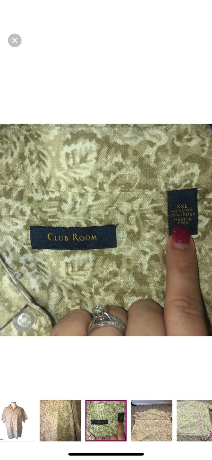 Club Room Club room XXL floral button up shirt Size US XXL / EU 58 / 5 - 5 Thumbnail