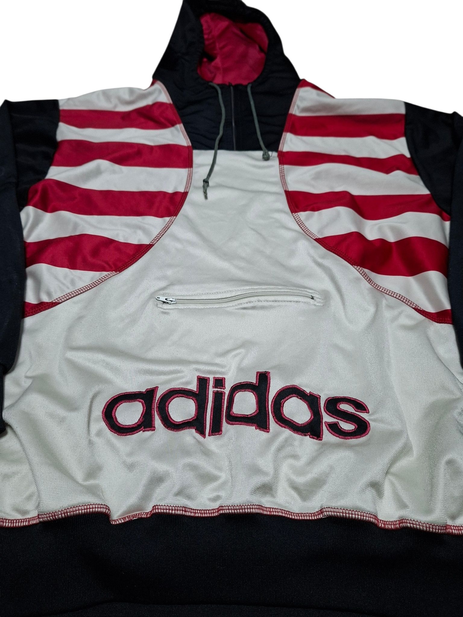 Adidas ADIDAS VINTAGE 90S BIG LOGO HOODIE Size US L / EU 52-54 / 3 - 2 Thumbnail