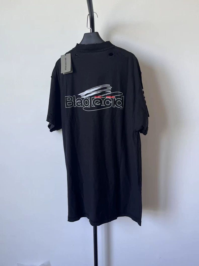 Balenciaga Balenciaga Mud dyed old damaged short sleeve Size US S / EU 44-46 / 1 - 2 Thumbnail