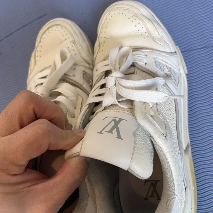 Louis Vuitton Louis Vuitton White Low-Top Trainer Sneakers -2508 Size US 8 / EU 41 - 5 Thumbnail