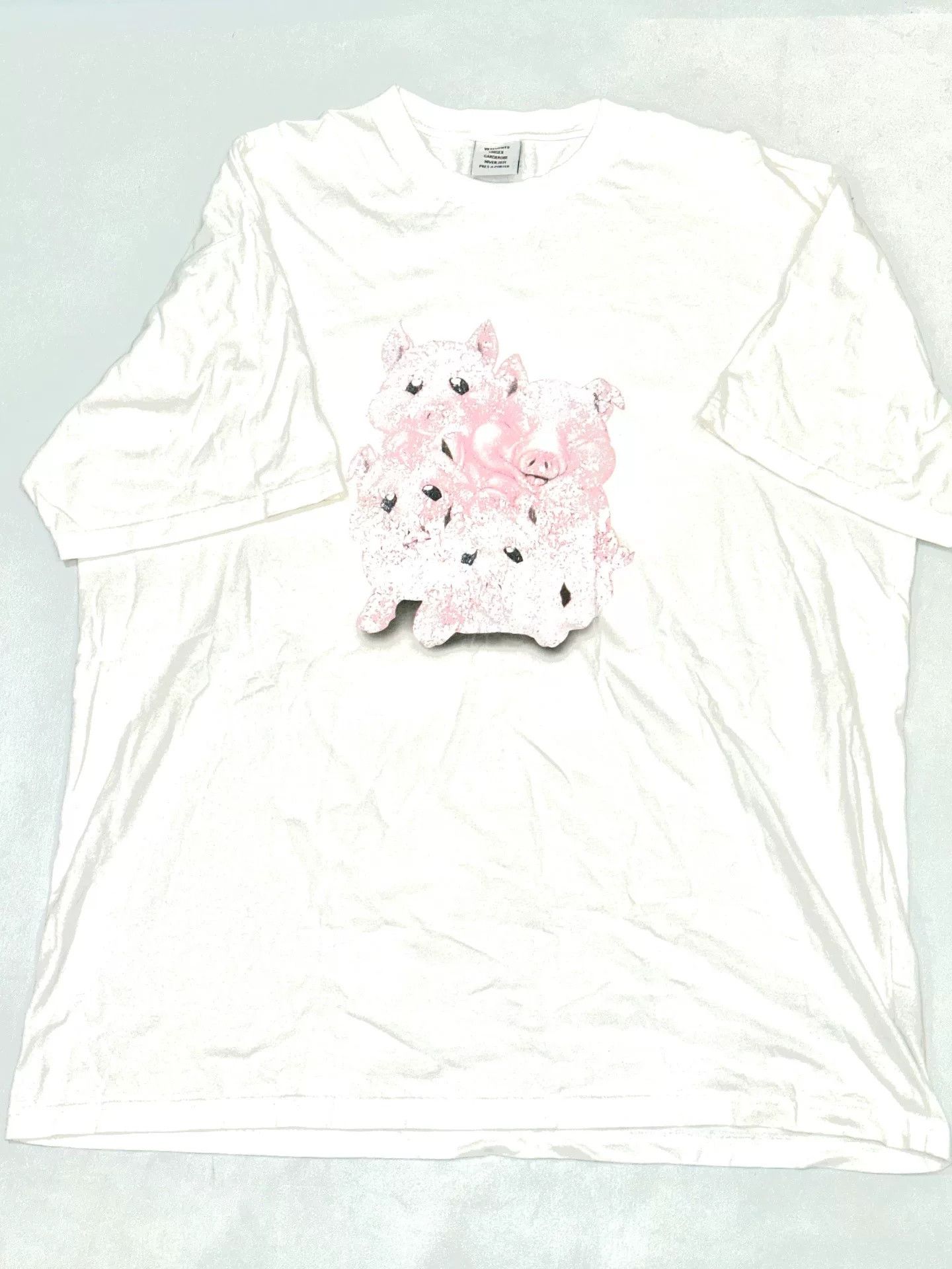 Vetements Vetements Pig Print OS Short Sleeve Size US L / EU 52-54 / 3 - 1 Thumbnail