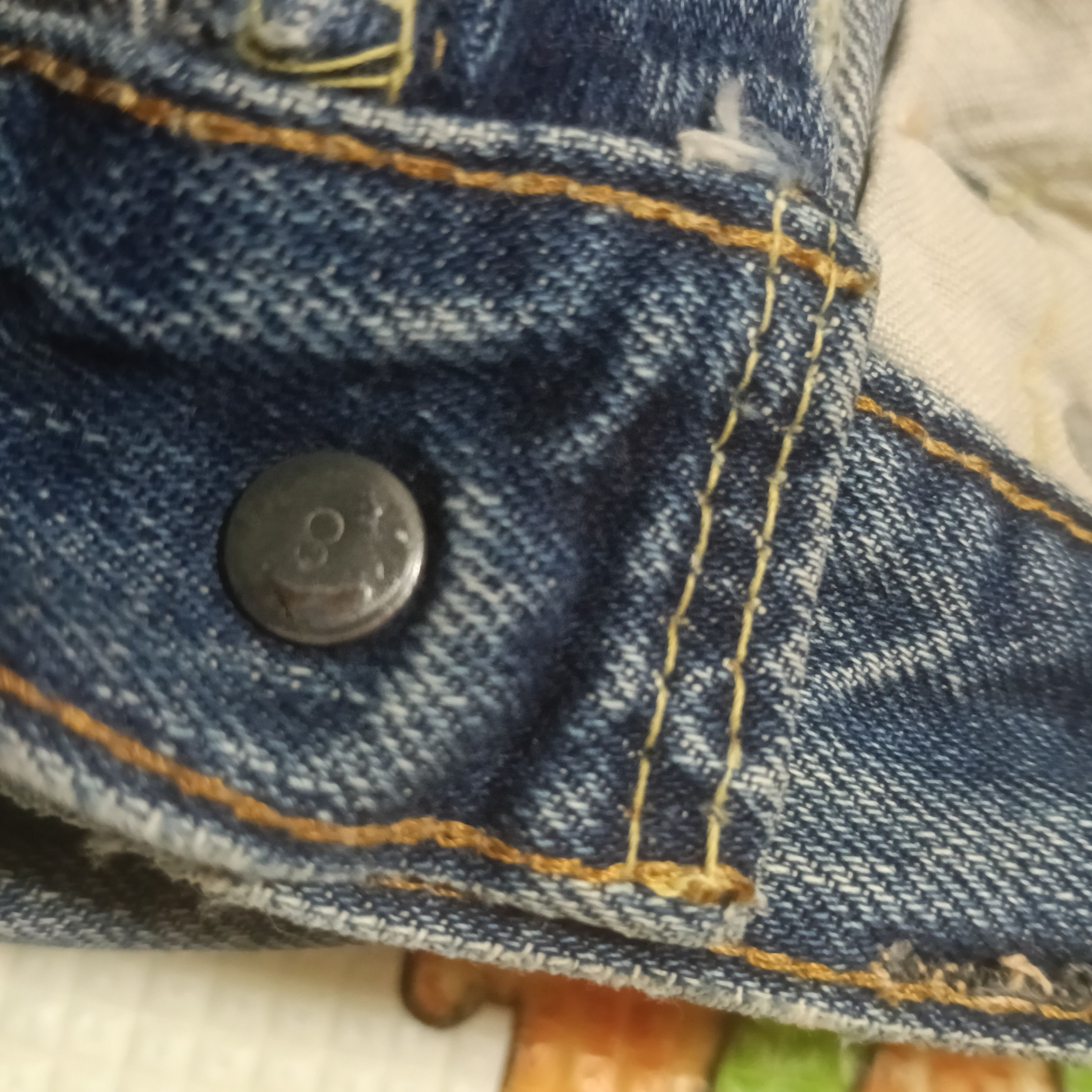 Levi's Vintage Clothing 60s Vintage Levis Big E , single stitch, lemon stitch Size US 28 / EU 44 - 4 Thumbnail